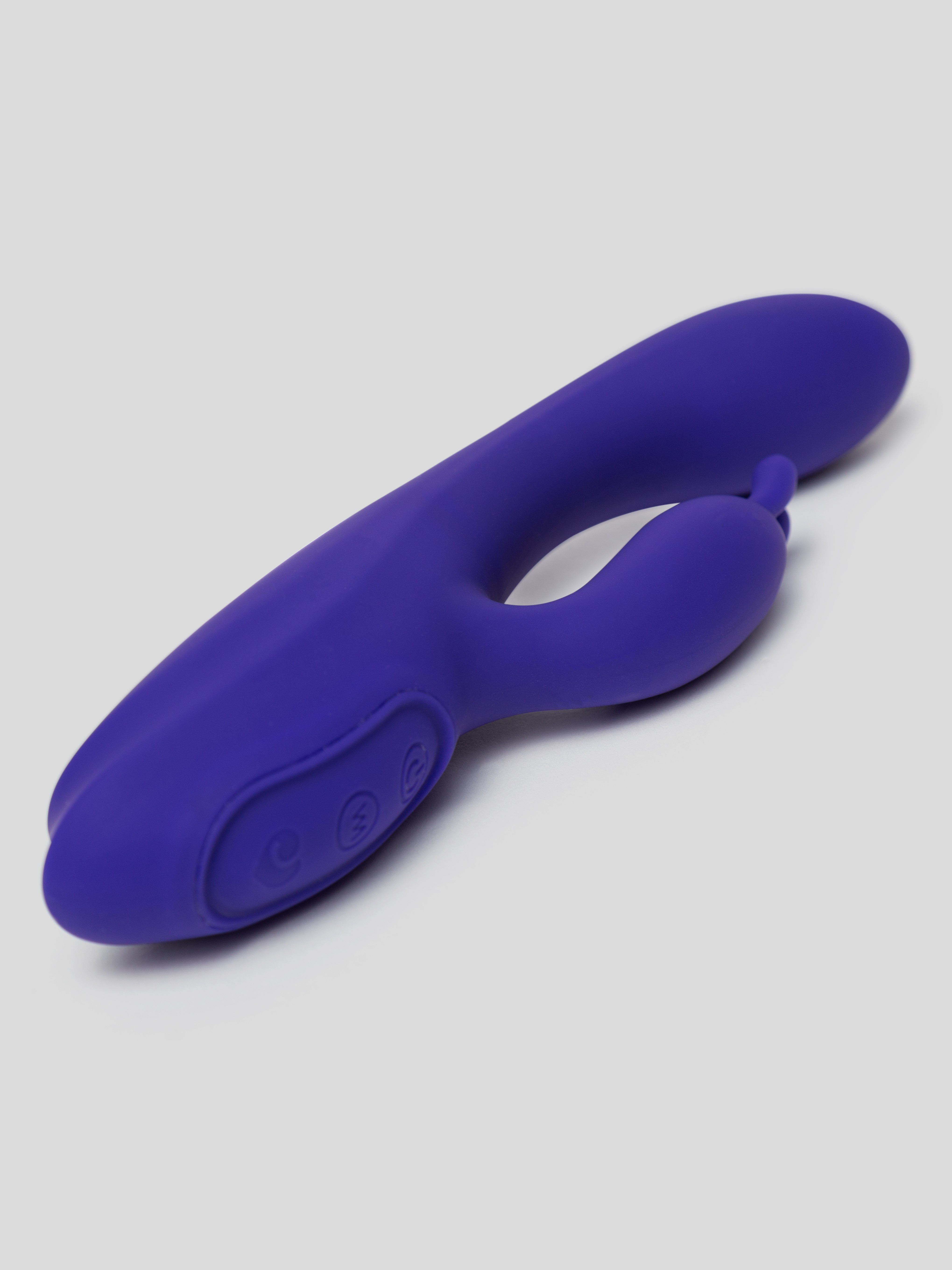 Lovehoney Heat Wave Warming Rechargeable G-Spot Rabbit Vibrator , Purple, hi-res