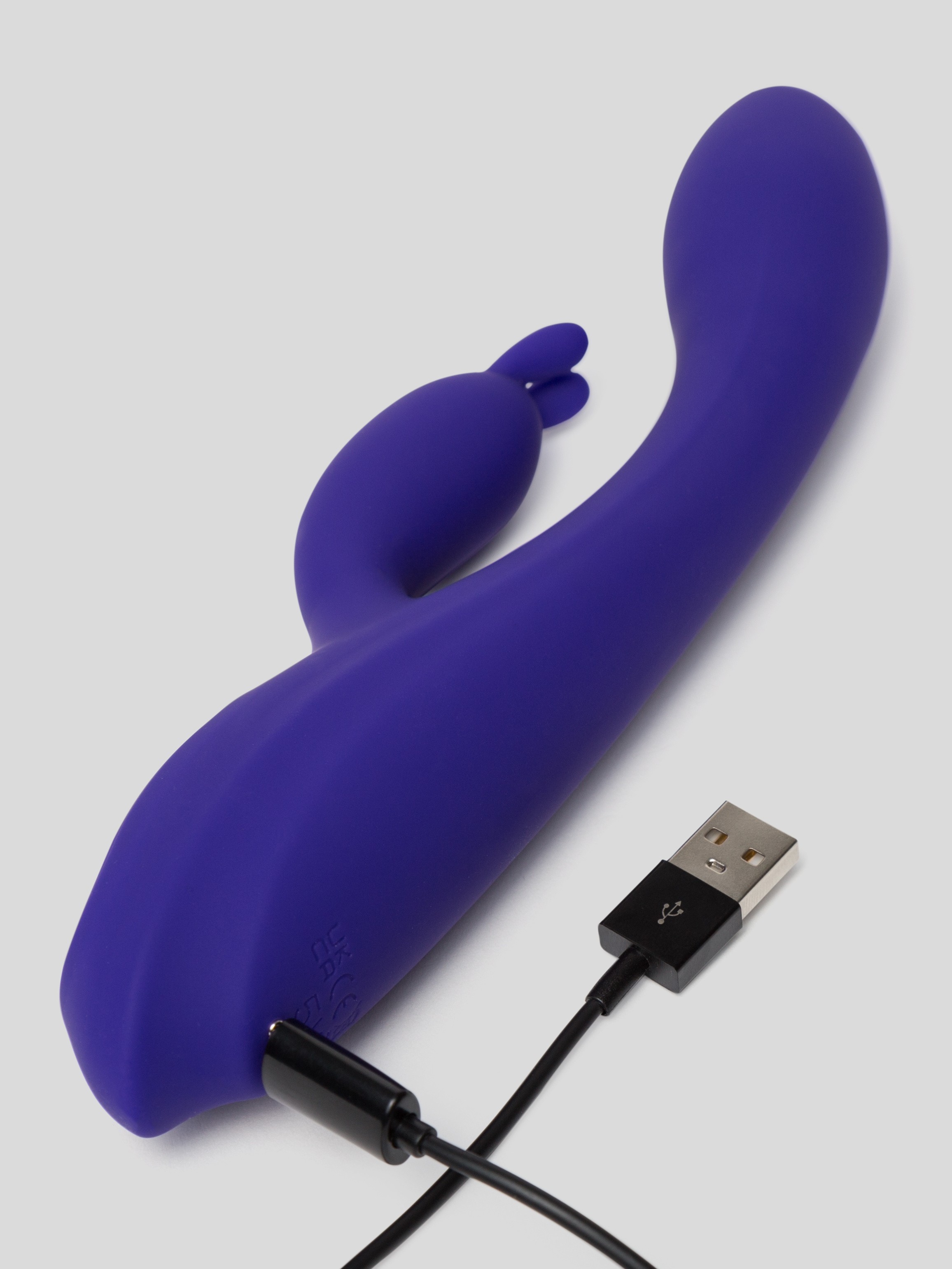 Lovehoney Heat Wave Warming Rechargeable G-Spot Rabbit Vibrator , Purple, hi-res