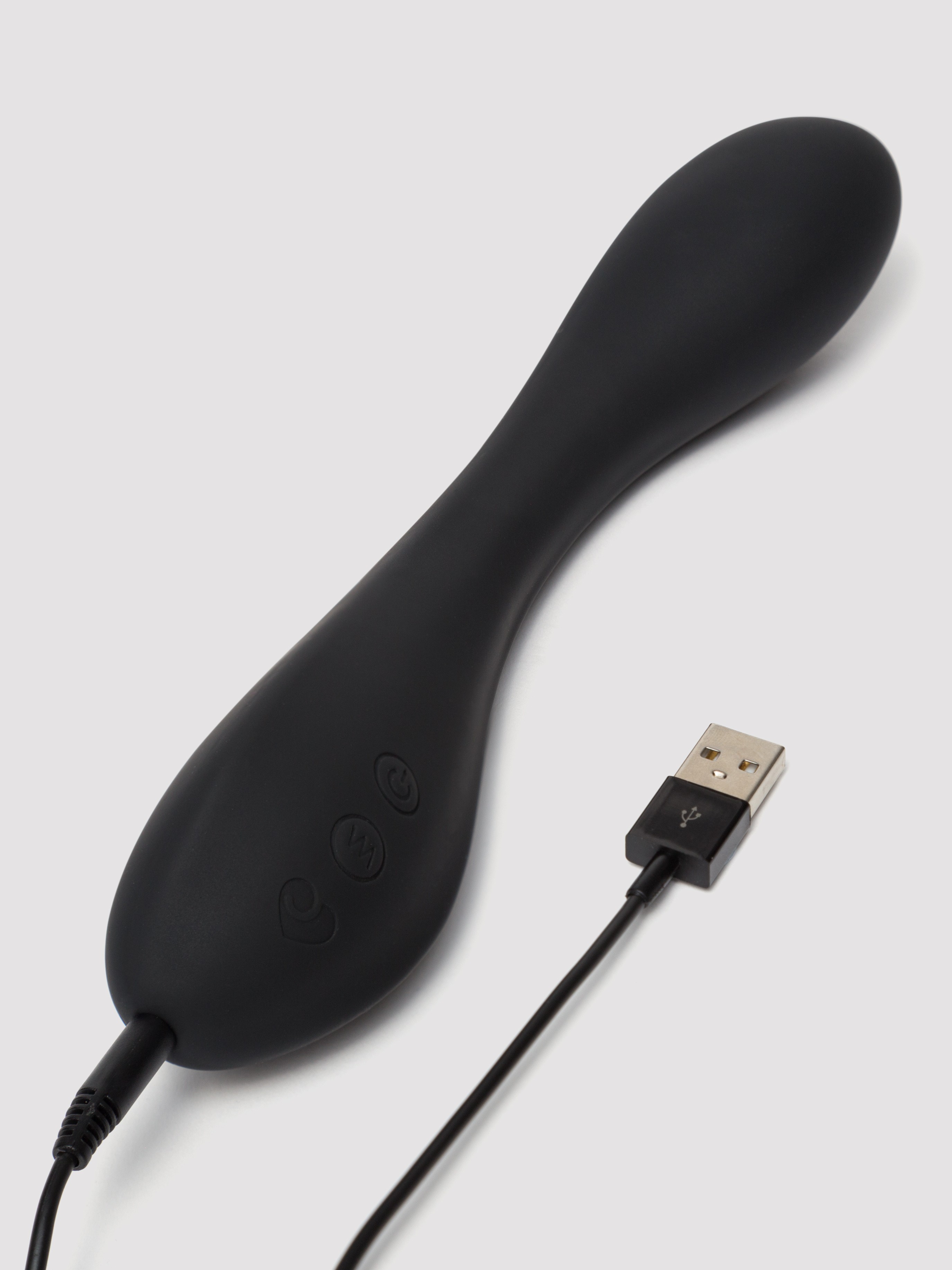 Lovehoney G-Thriller Rechargeable Silicone G-Spot Vibrator, Black, hi-res