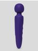 Lovehoney Ultra Violet Powerful Silicone Rechargeable Wand, Purple, hi-res