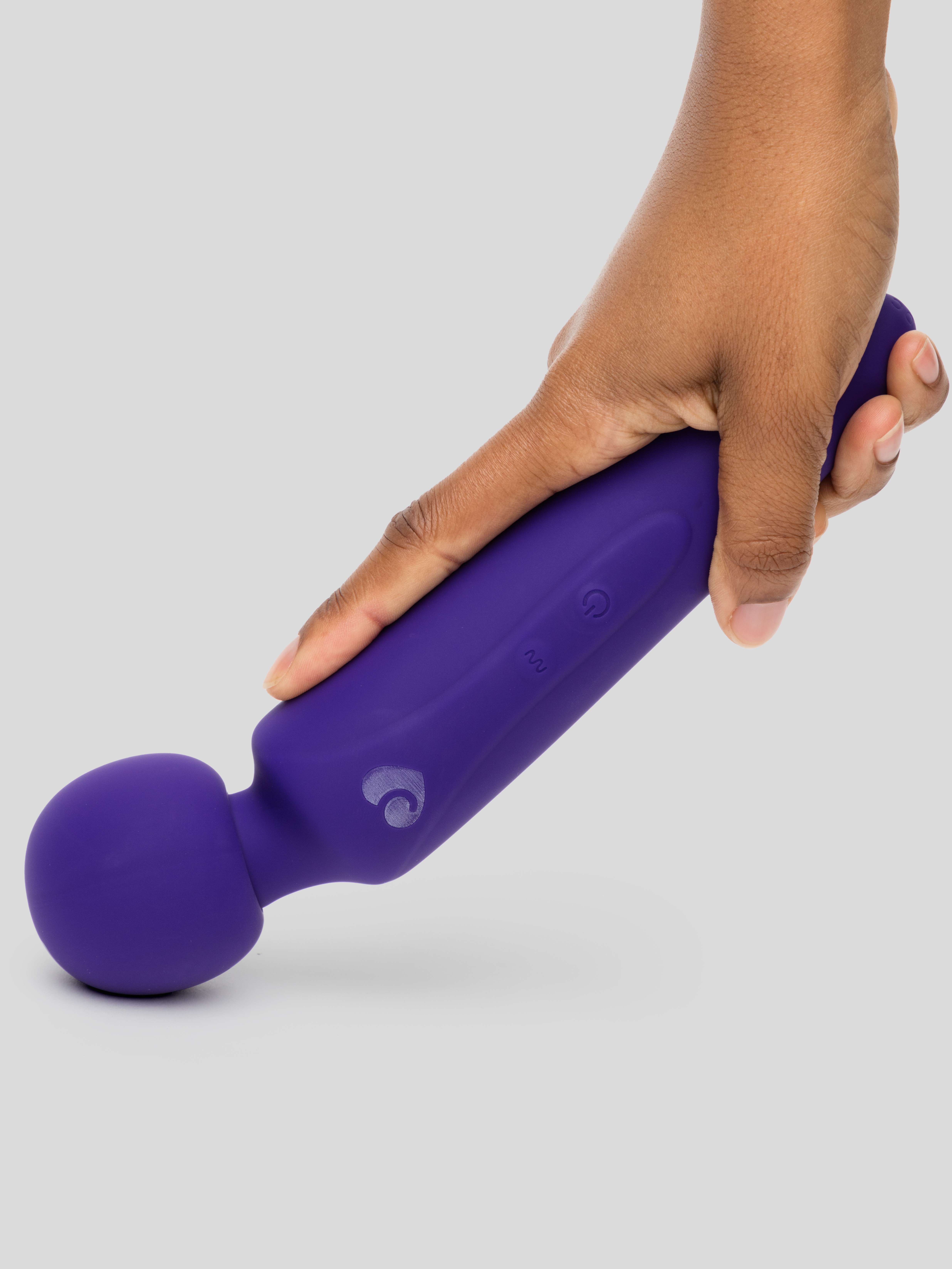 Lovehoney Ultra Violet Powerful Silicone Rechargeable Wand, Purple, hi-res
