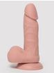 Lovehoney Quick Six Realistic 6-Inch Silicone Suction Cup Dildo with Balls, Flesh Pink, hi-res
