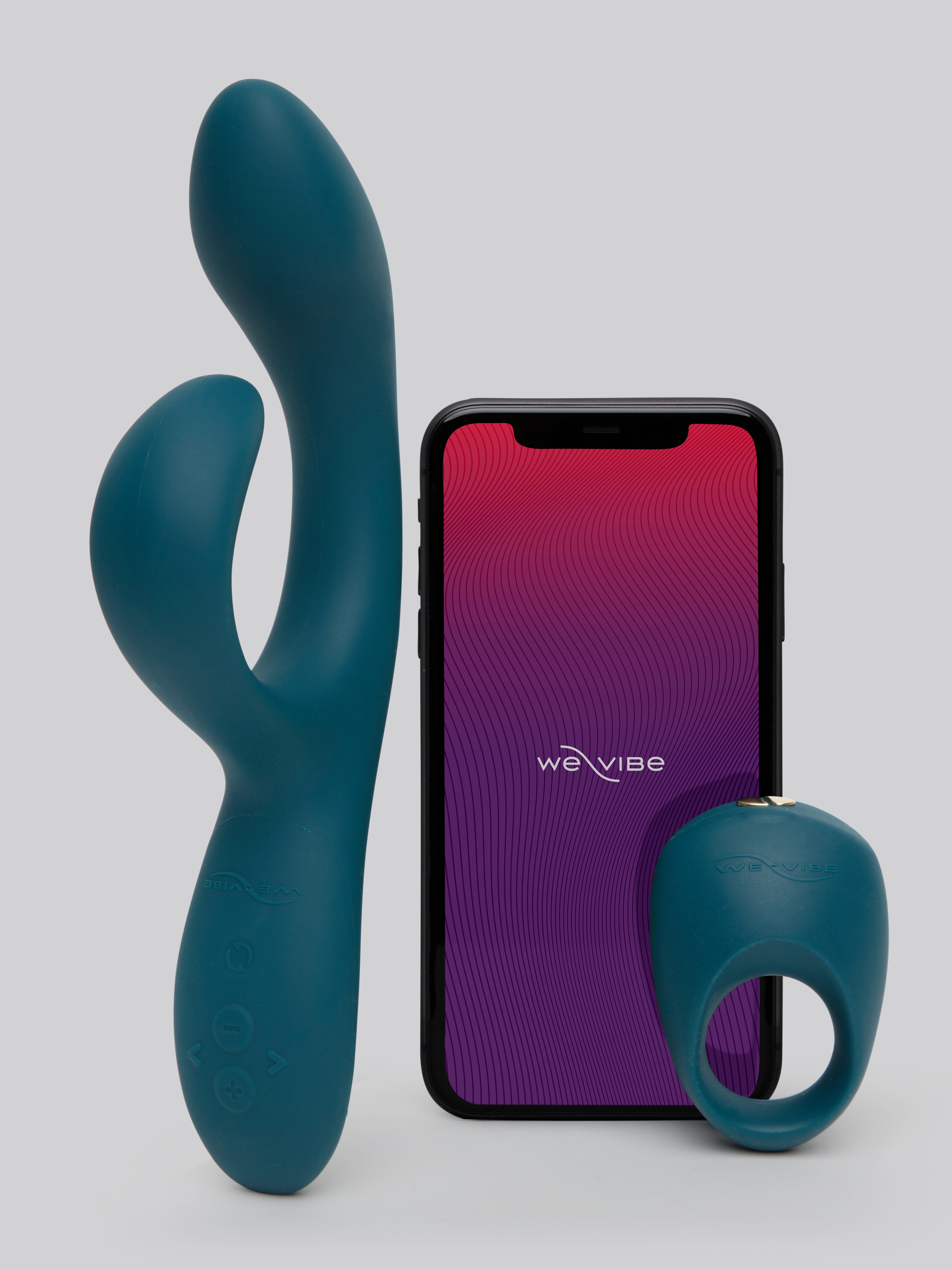 Image of We-Vibe Date Night Special Edition App Controlled Couples Kit - Blue