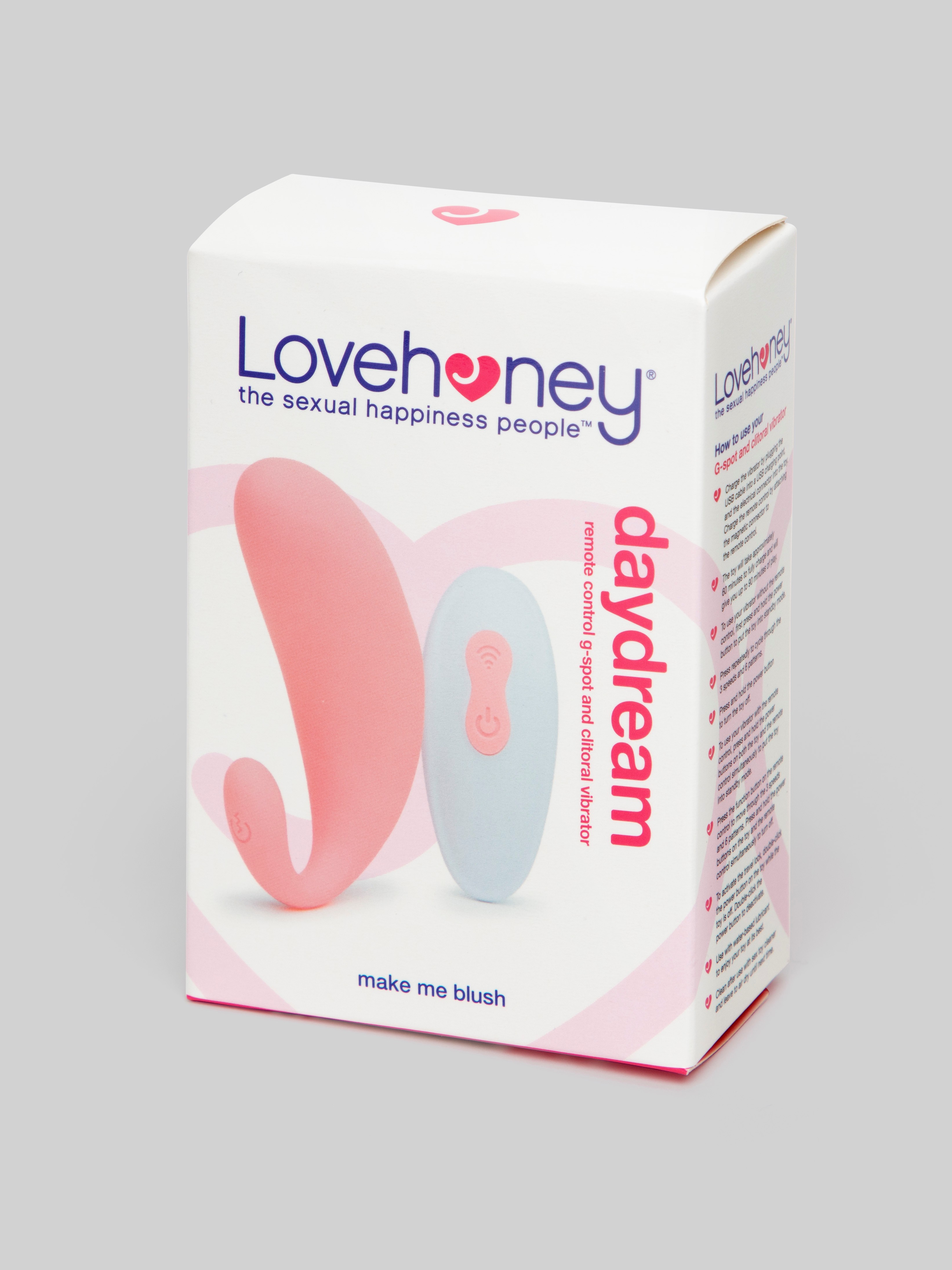 Lovehoney Daydream Vibrating Love Egg and Clitoral Stimulator, Pink, hi-res