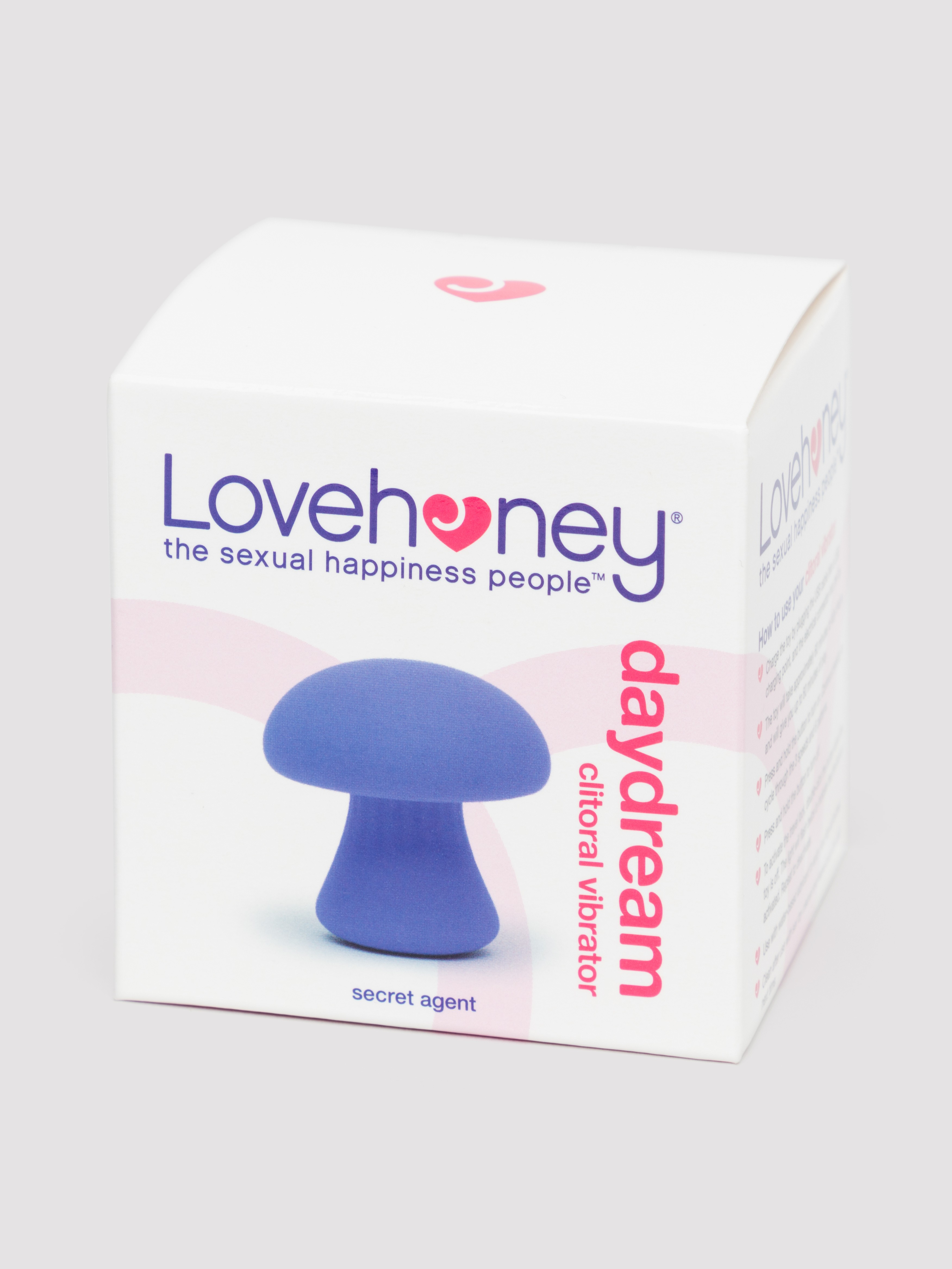 Lovehoney Daydream Rechargeable Clitoral Vibrator , Purple, hi-res