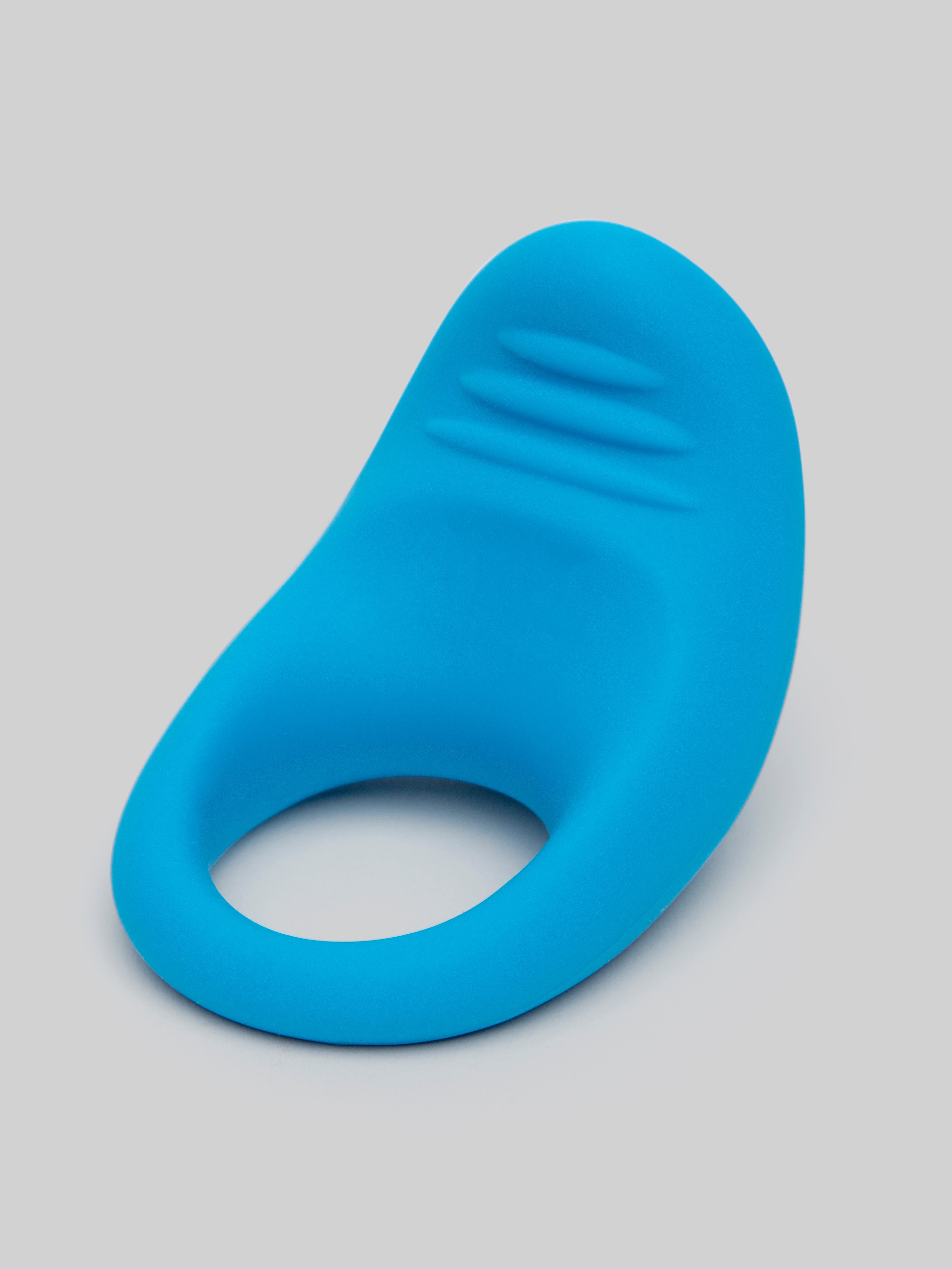 Image of ROMP Juke Rechargeable Vibrating Cock Ring - Blue