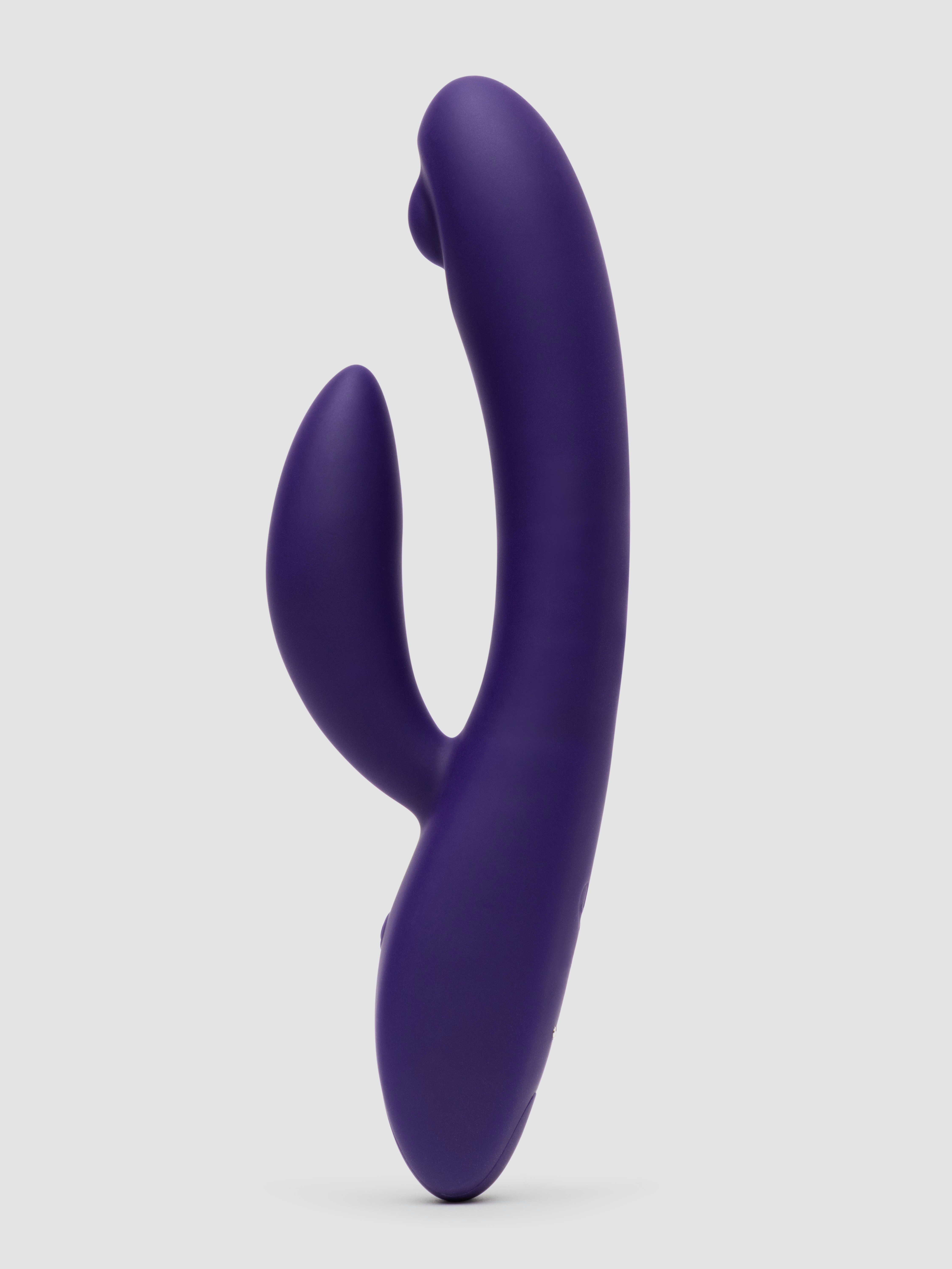 Lovehoney Dream Rabbit Pulsing Silicone Rechargeable Rabbit Vibrator, Purple, hi-res