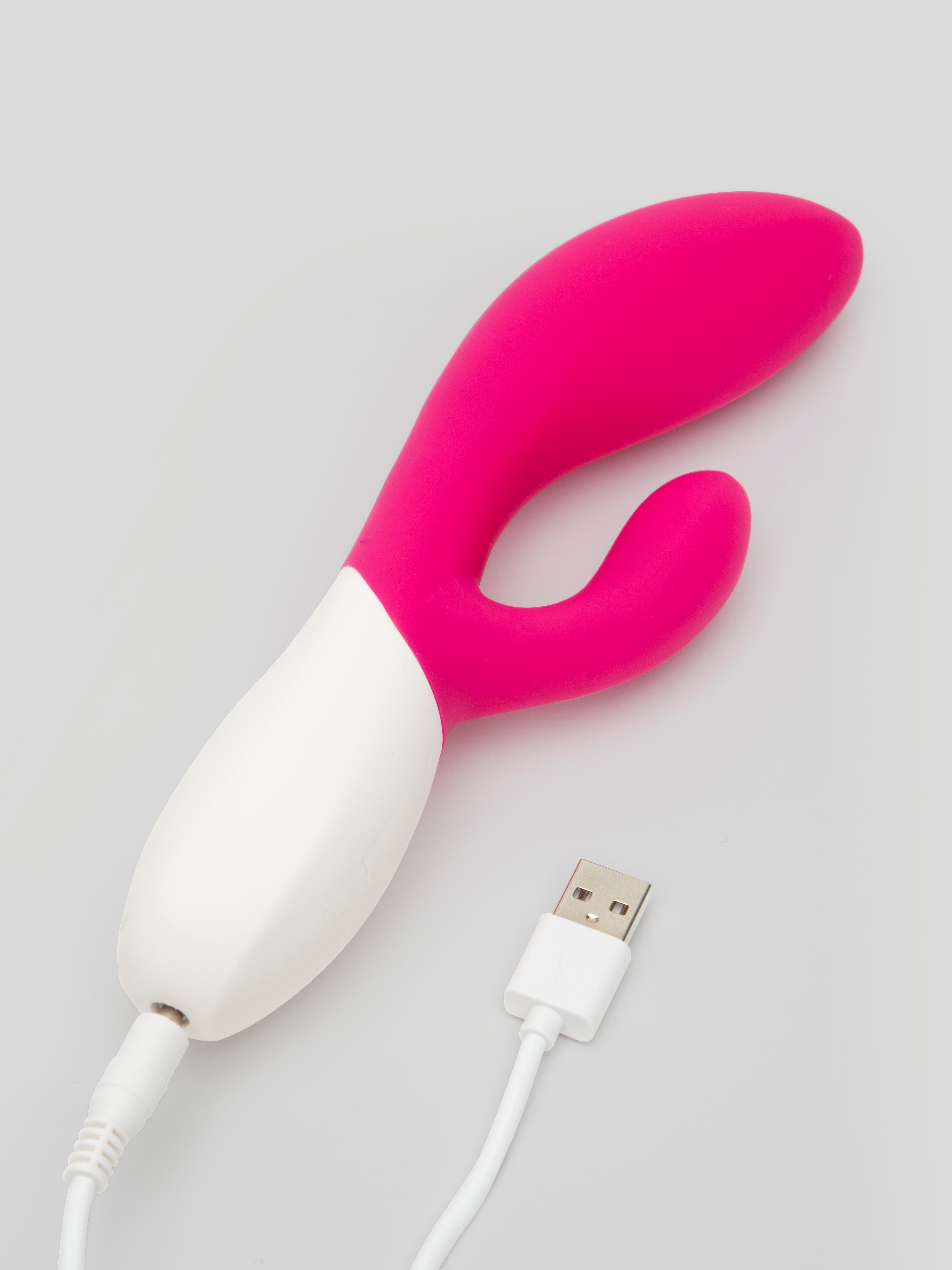 Lelo Ina Wave 2 Luxury Rechargeable 12 Function Rabbit Vibrator, Pink, hi-res