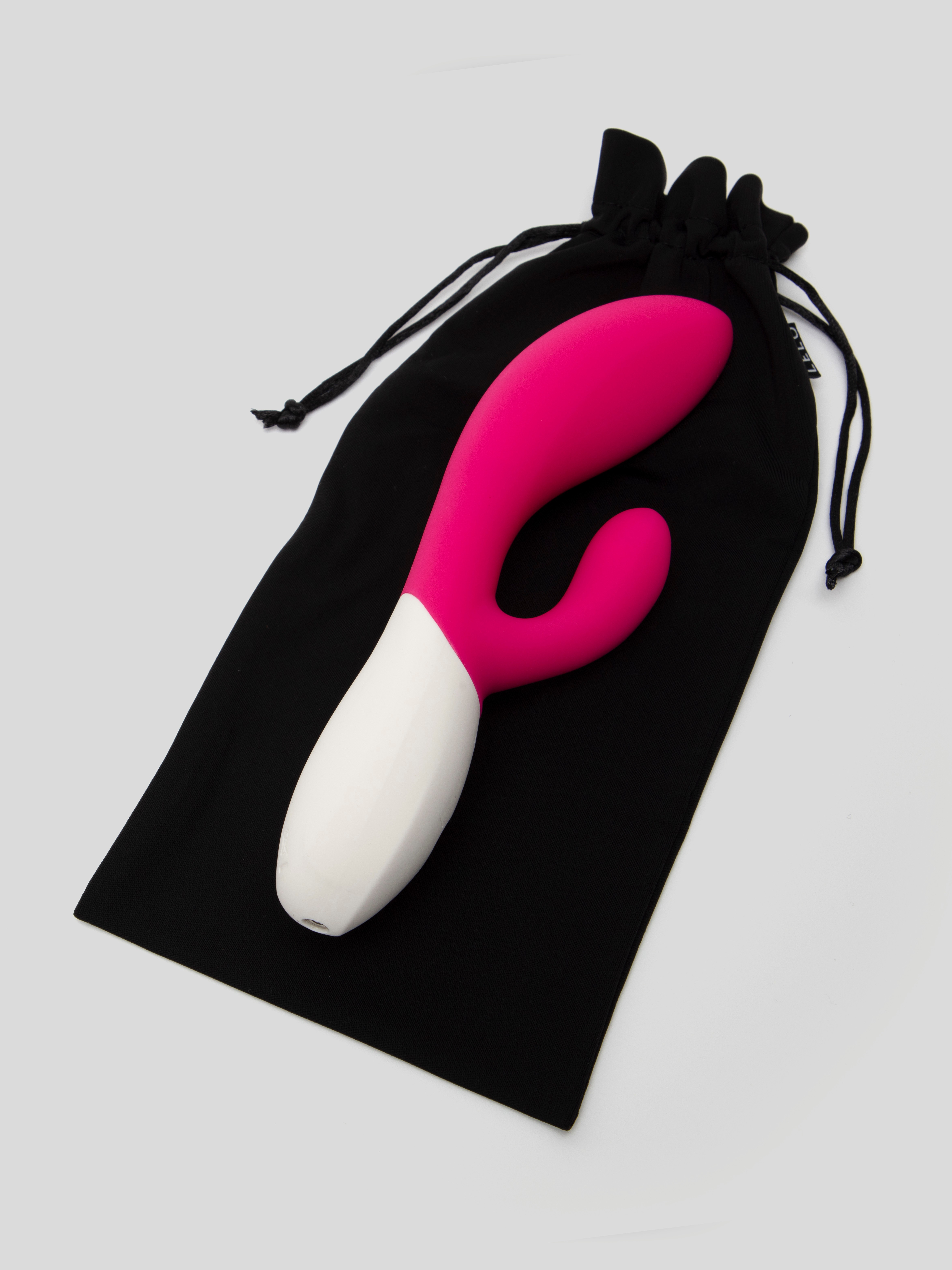 Lelo Ina Wave 2 Luxury Rechargeable 12 Function Rabbit Vibrator, Pink, hi-res