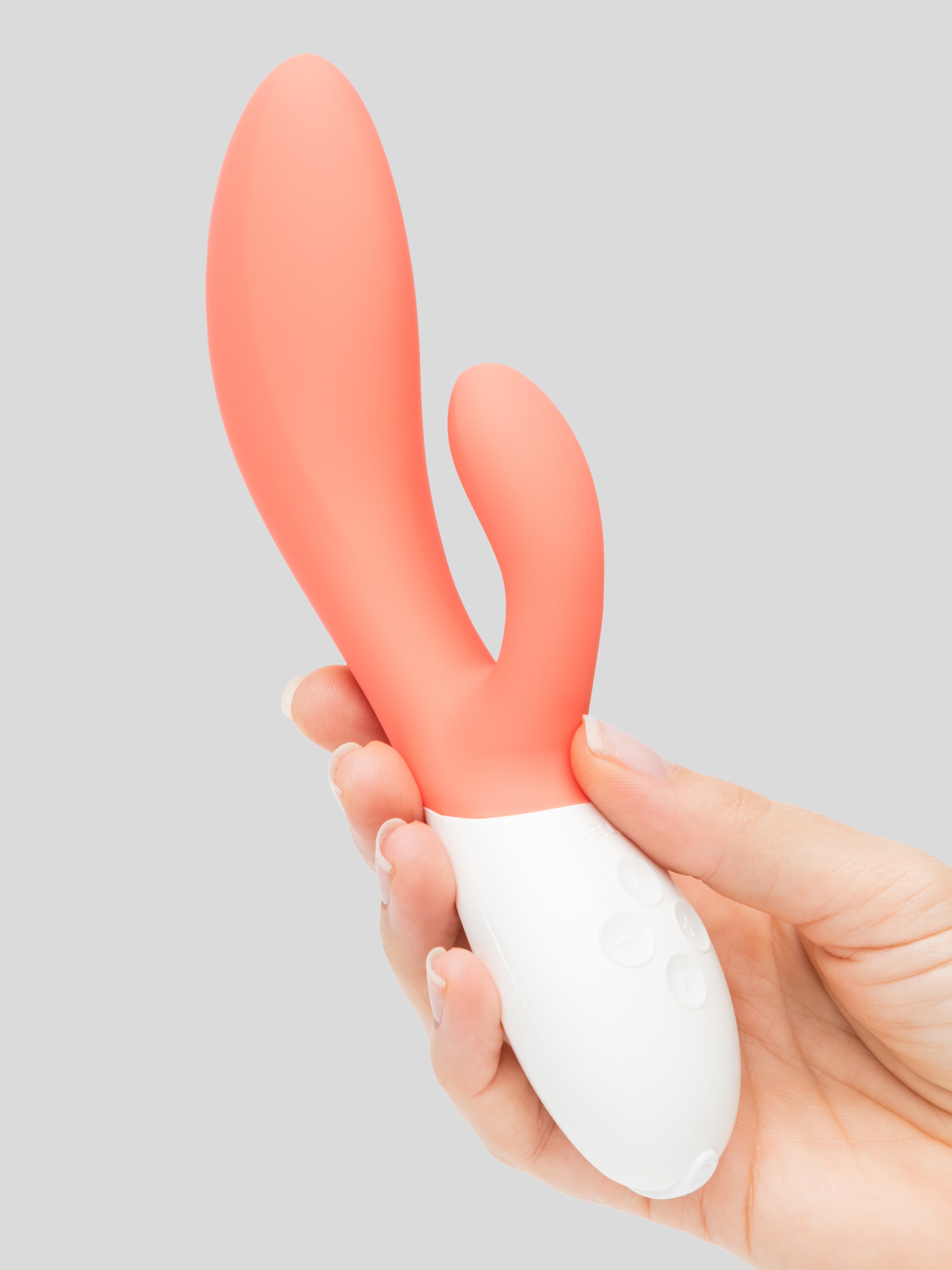 Lelo Ina 3 Luxury Rechargeable 10 Function Rabbit Vibrator, Orange, hi-res