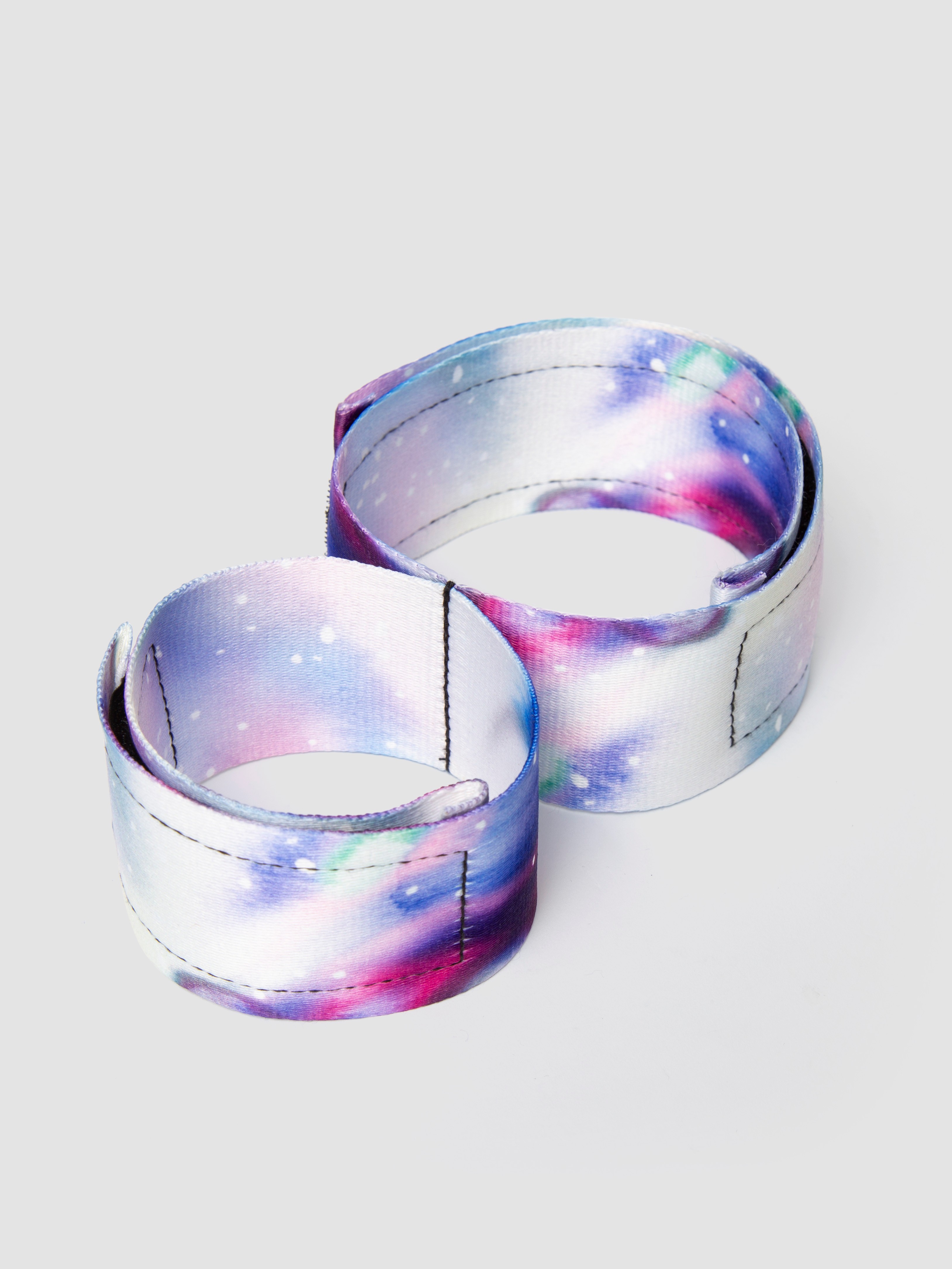 Bondage Boutique Cosmic Double Leg and Arm Restraint Set, Blue, hi-res