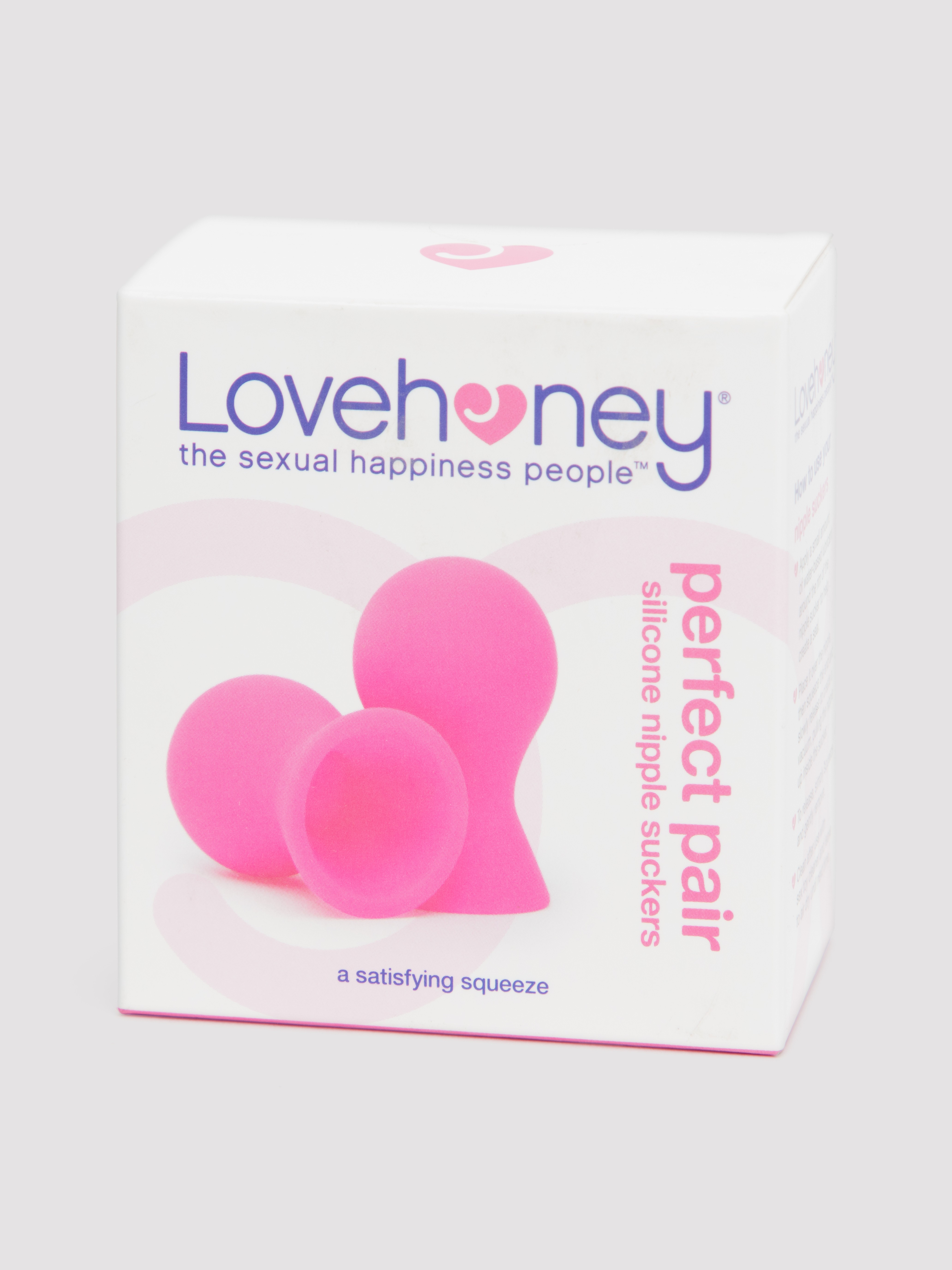 Lovehoney Perfect Pair Silicone Nipple Suckers, Pink, hi-res