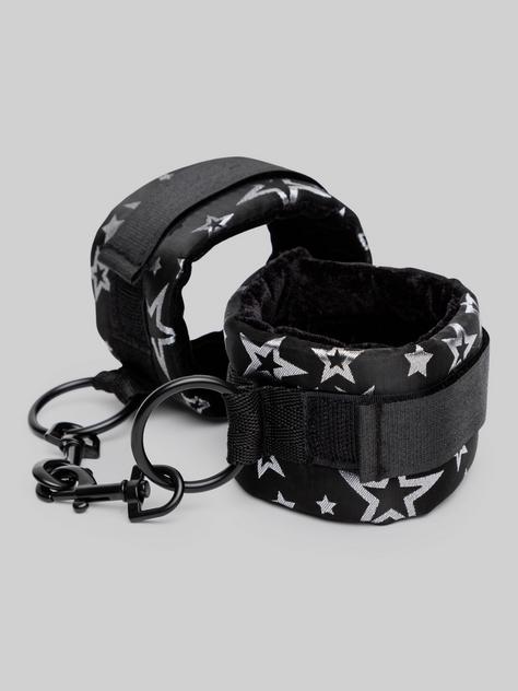 Bondage Boutique Stars Handcuffs, Black, hi-res