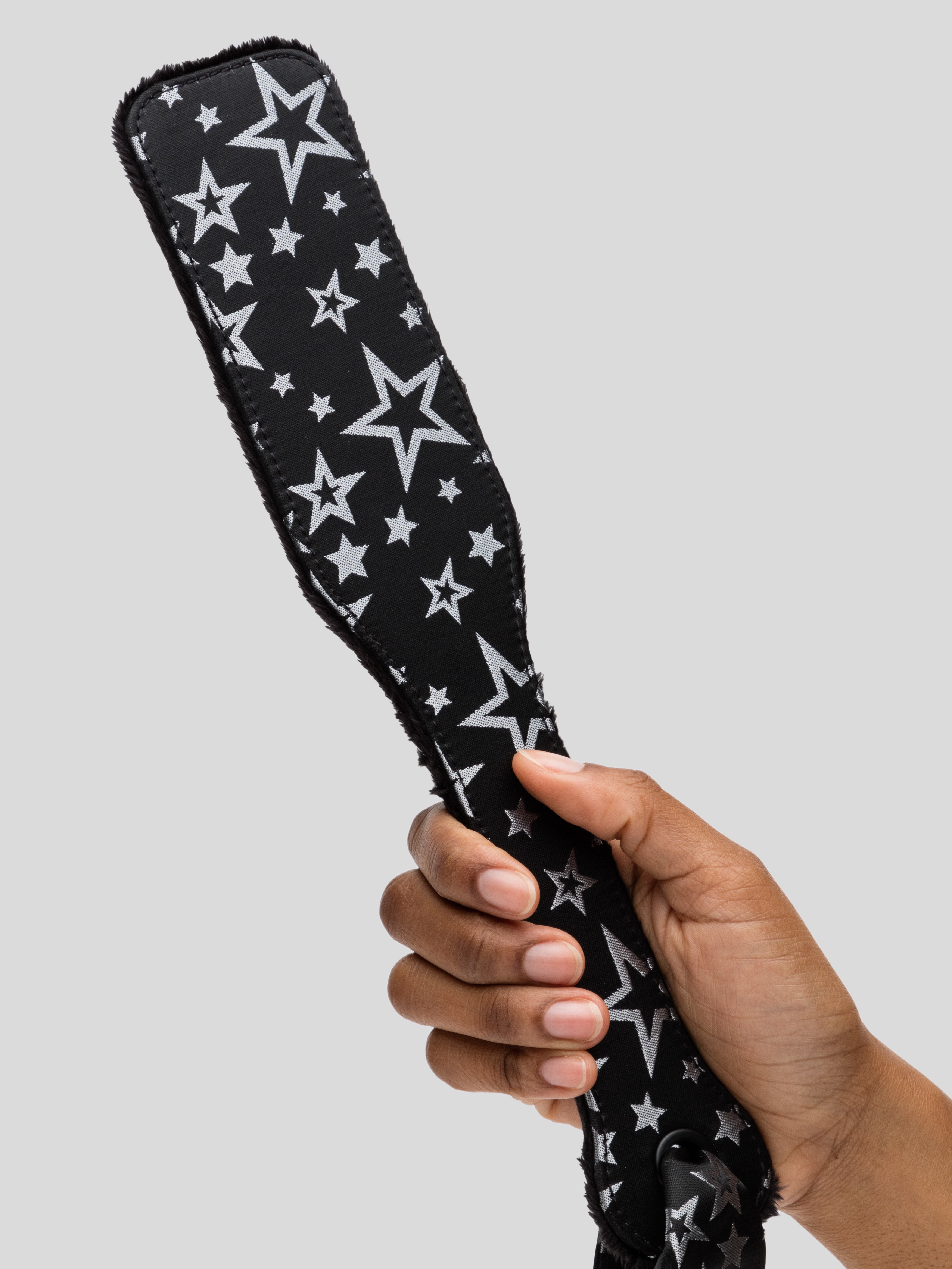 Bondage Boutique Stars Spanking Paddle, Black, hi-res