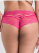 Lovehoney Criss-Cross Crotchless Knickers, Pink, hi-res