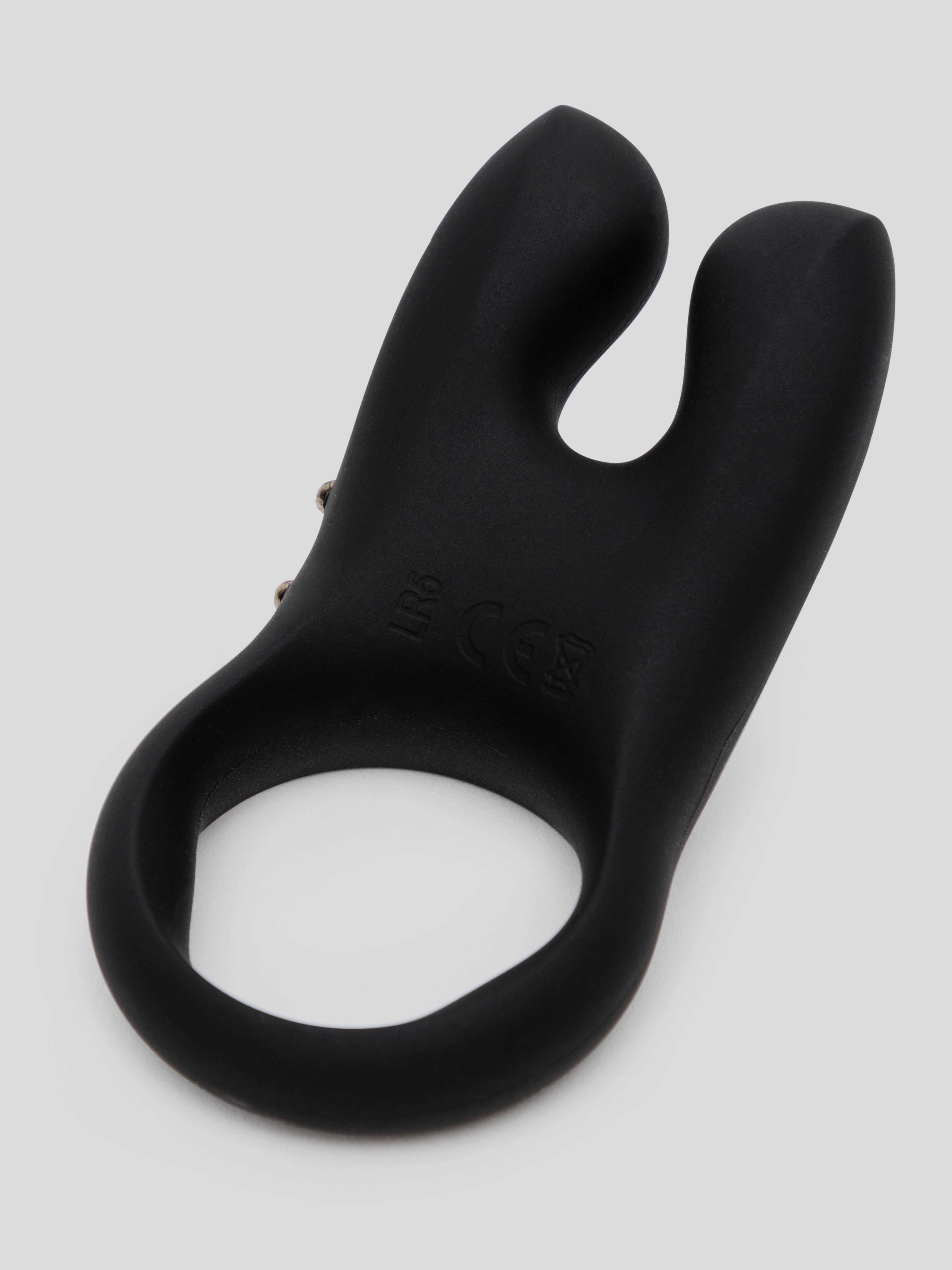 Fun Factory NOS Black Couple's Silicone Cock Ring, Black, hi-res