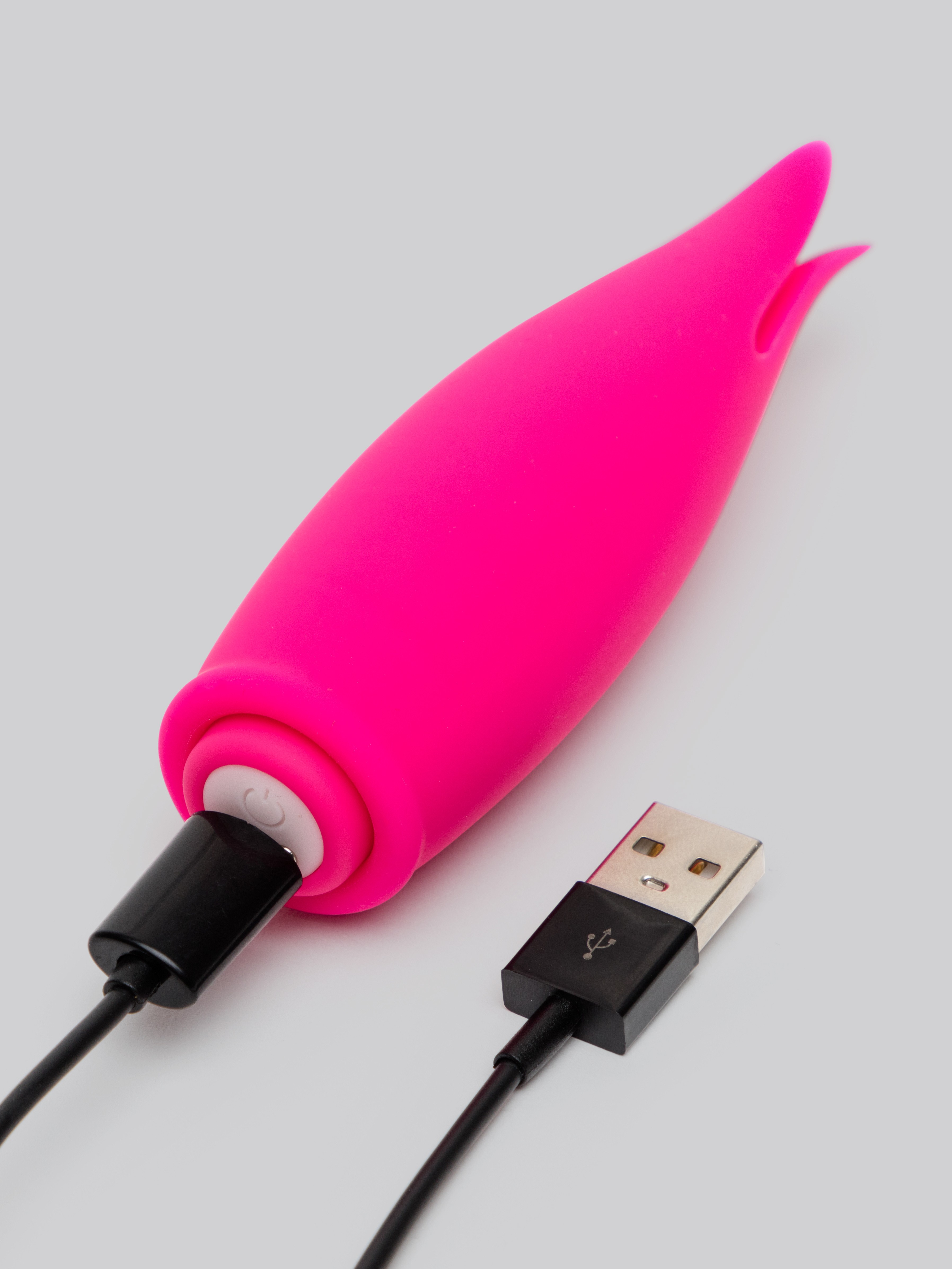 Lovehoney Flower Power Rechargeable Flickering Clitoral Vibrator, Pink, hi-res