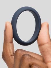 Lovehoney True Blue Silicone Cock Ring Set (3 Count), Blue, hi-res
