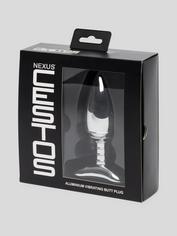 Nexus Cestos Metal Remote Control Rechargeable Vibrating Butt Plug, Silver, hi-res