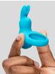 Happy Rabbit Rechargeable Silicone Rabbit Cock Ring, Blue, hi-res