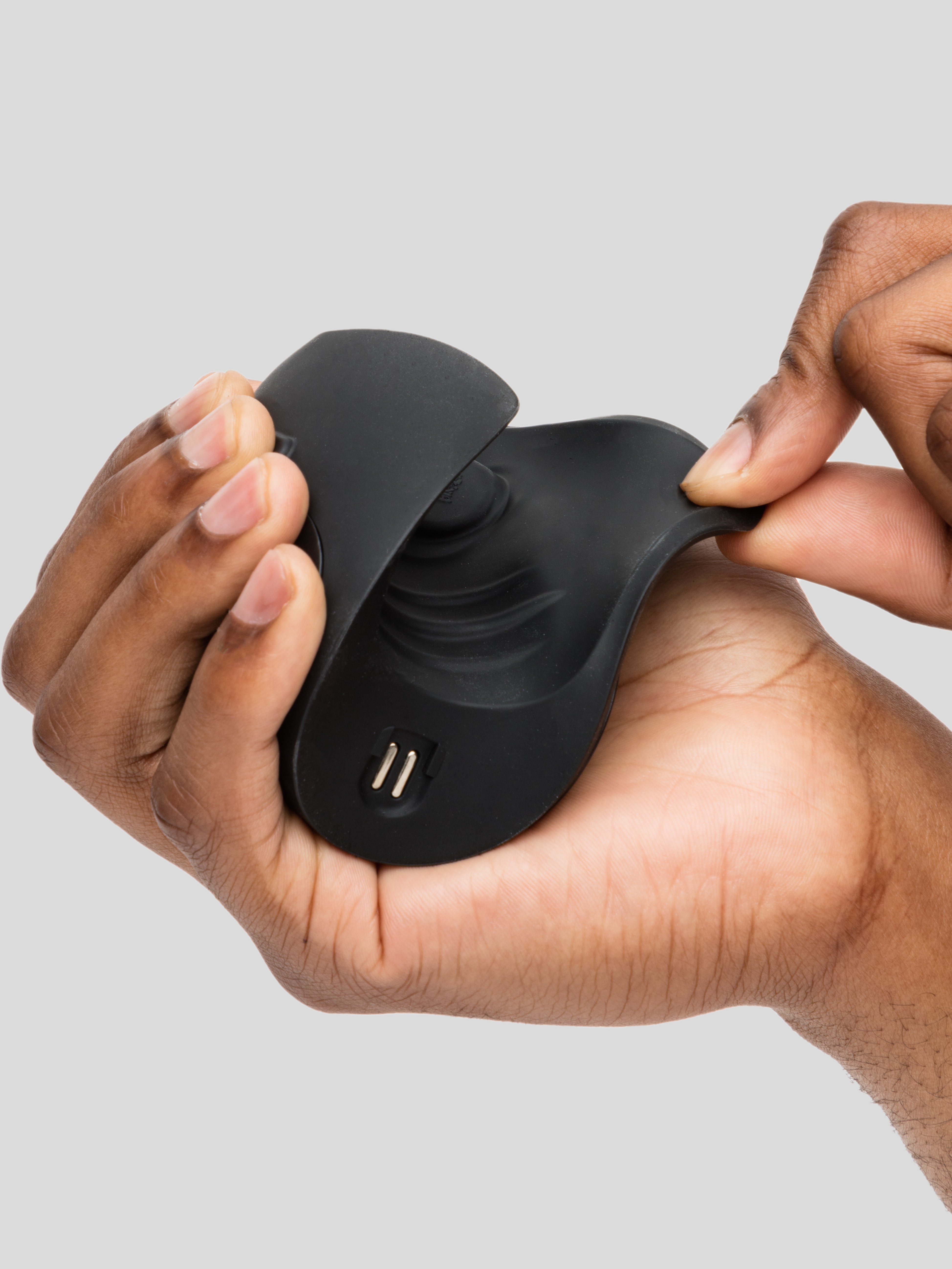 Hot Octopuss X Kiiroo Pulse Solo Interactive Male Masturbator, Black, hi-res