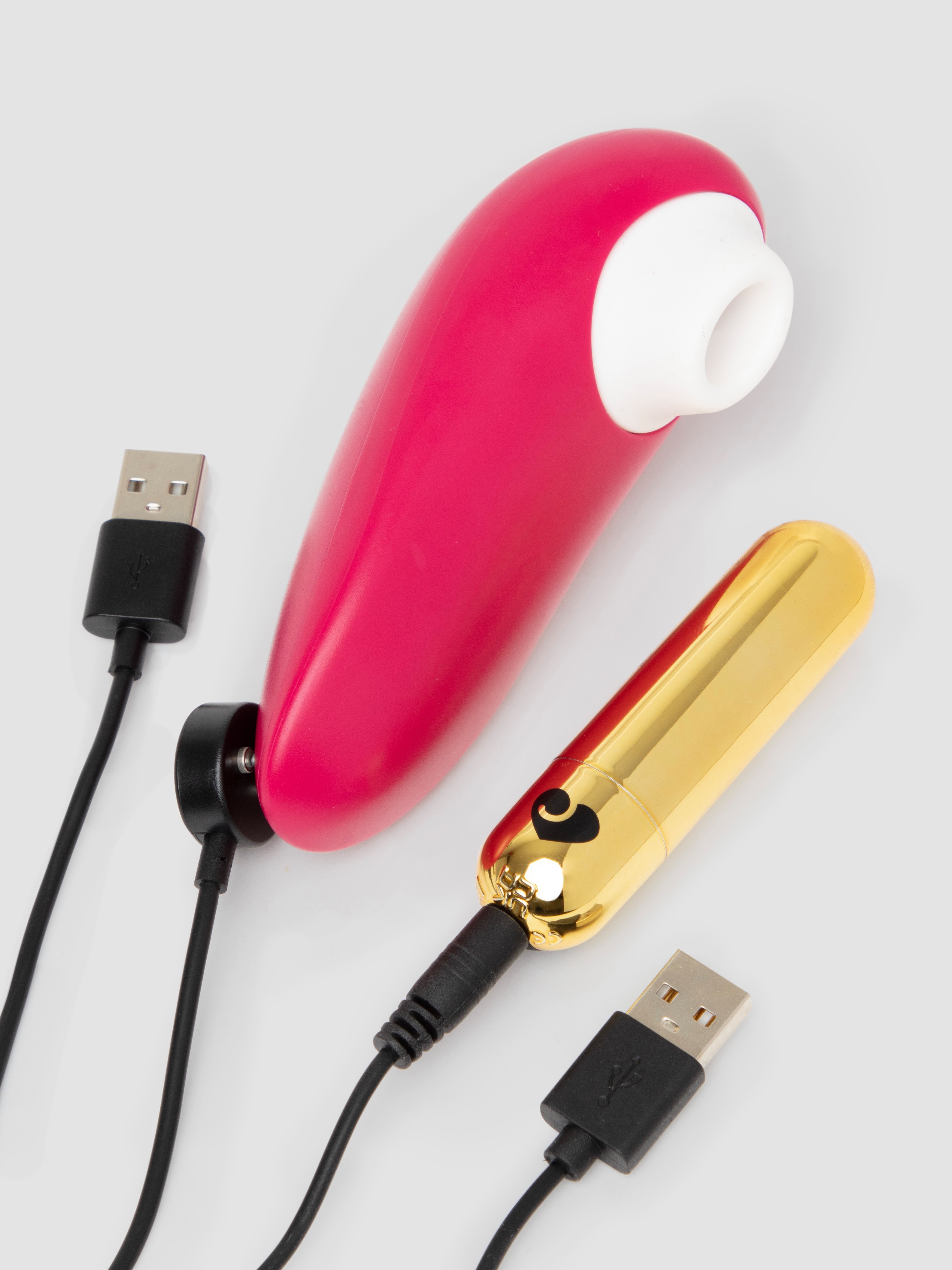 Lovehoney X Womanizer Late Night Lust Couple's Sex Toy Kit (7 Piece), Red, hi-res