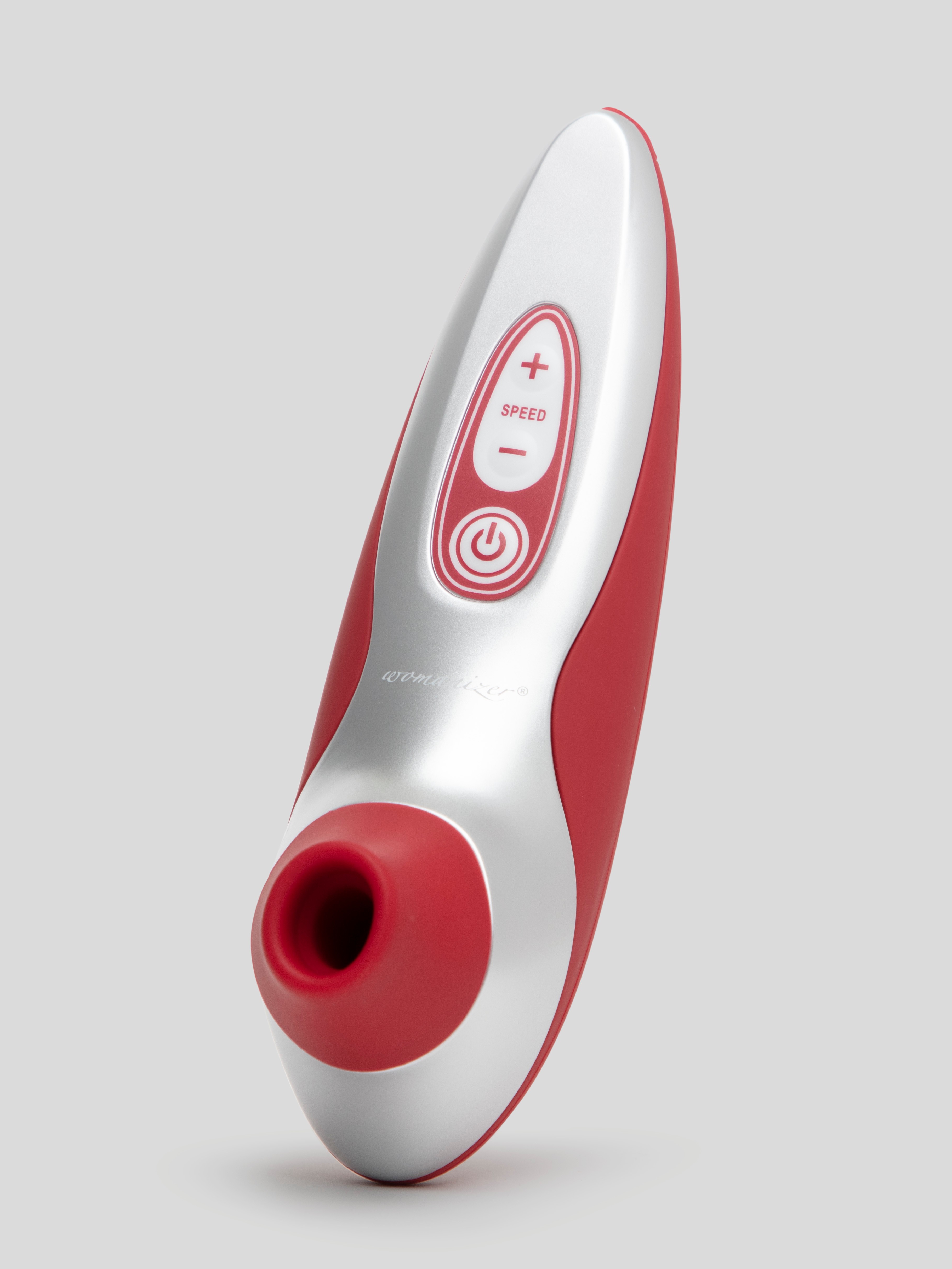 Womanizer Pro40 USB Rechargeable Clitoral Stimulator, Red, hi-res