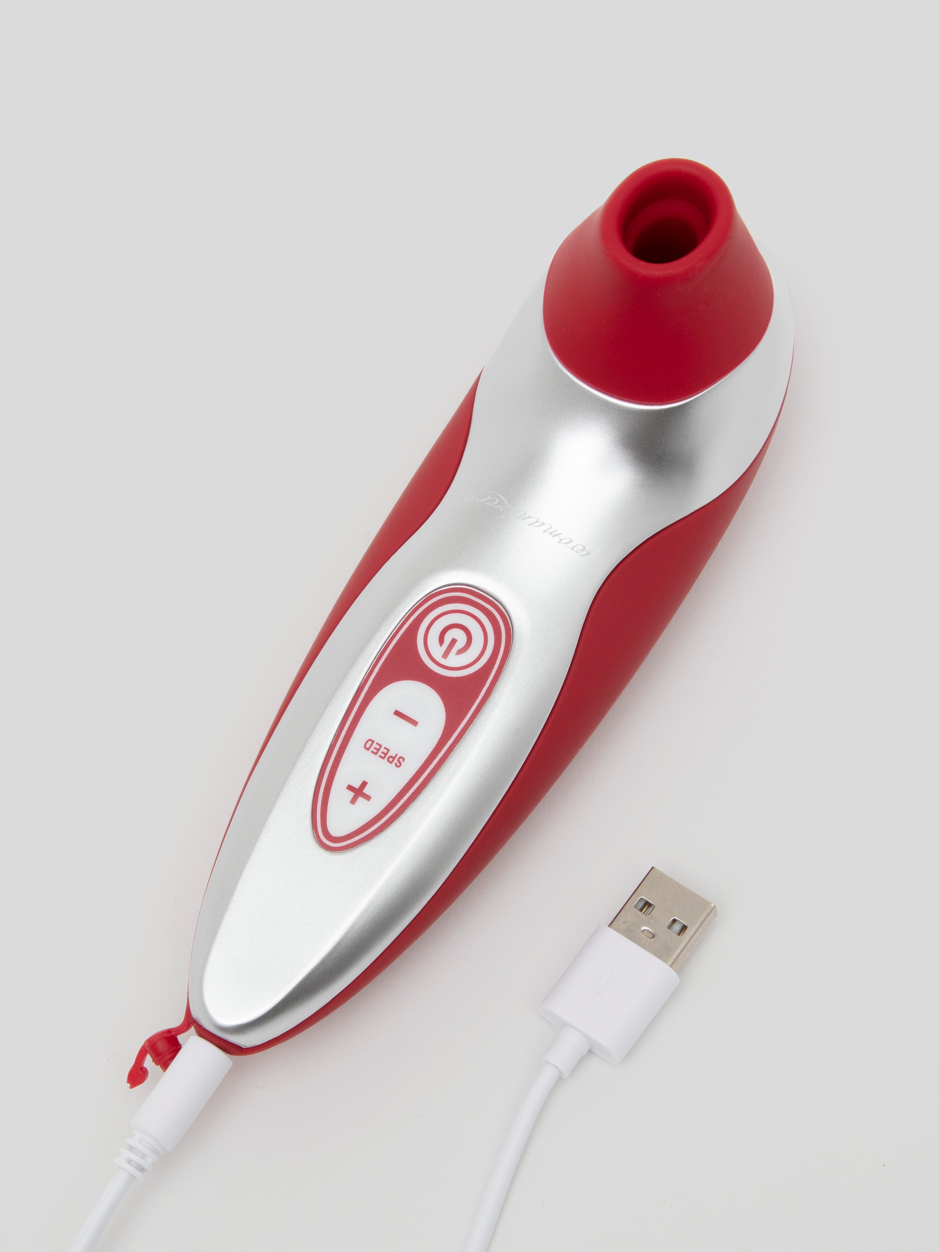 Womanizer Pro40 USB Rechargeable Clitoral Stimulator, Red, hi-res