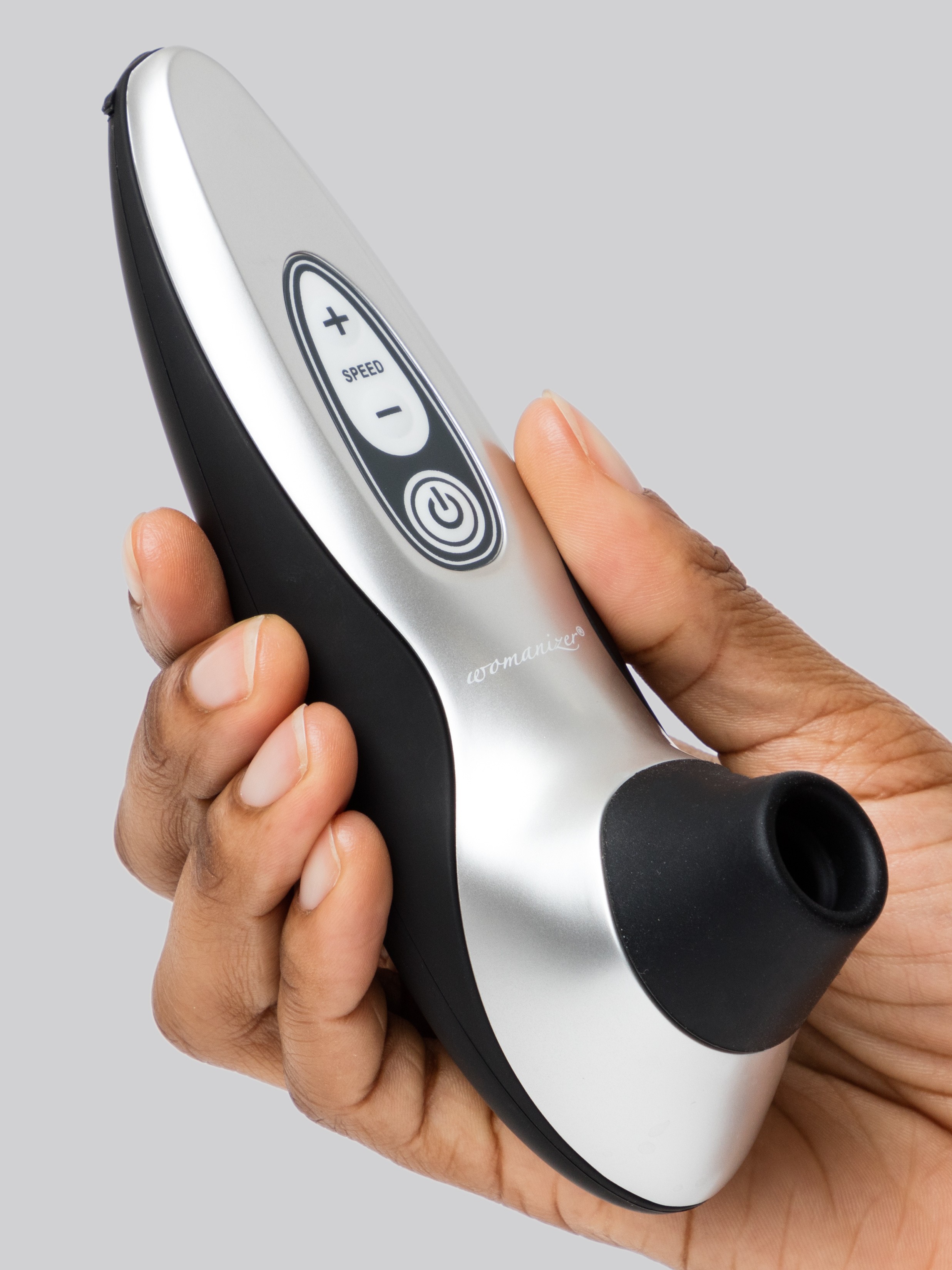 Womanizer Pro40 USB Rechargeable Clitoral Stimulator, Silver, hi-res