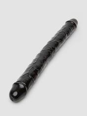 BASICS Realistic Double-Ended Dildo 18 Inch , Black, hi-res