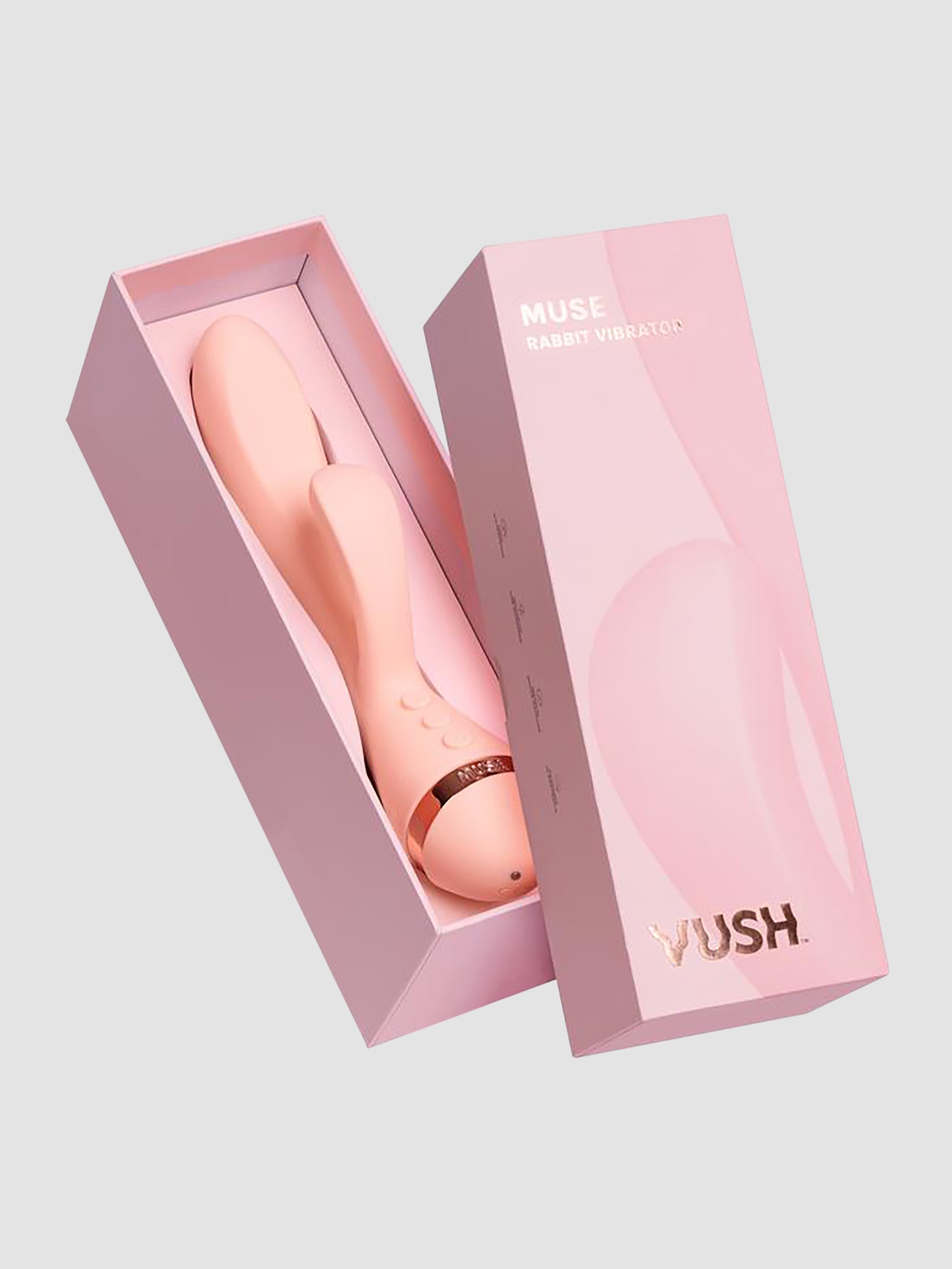 Vush Muse Rechargeable Rabbit Vibrator, Pink, hi-res