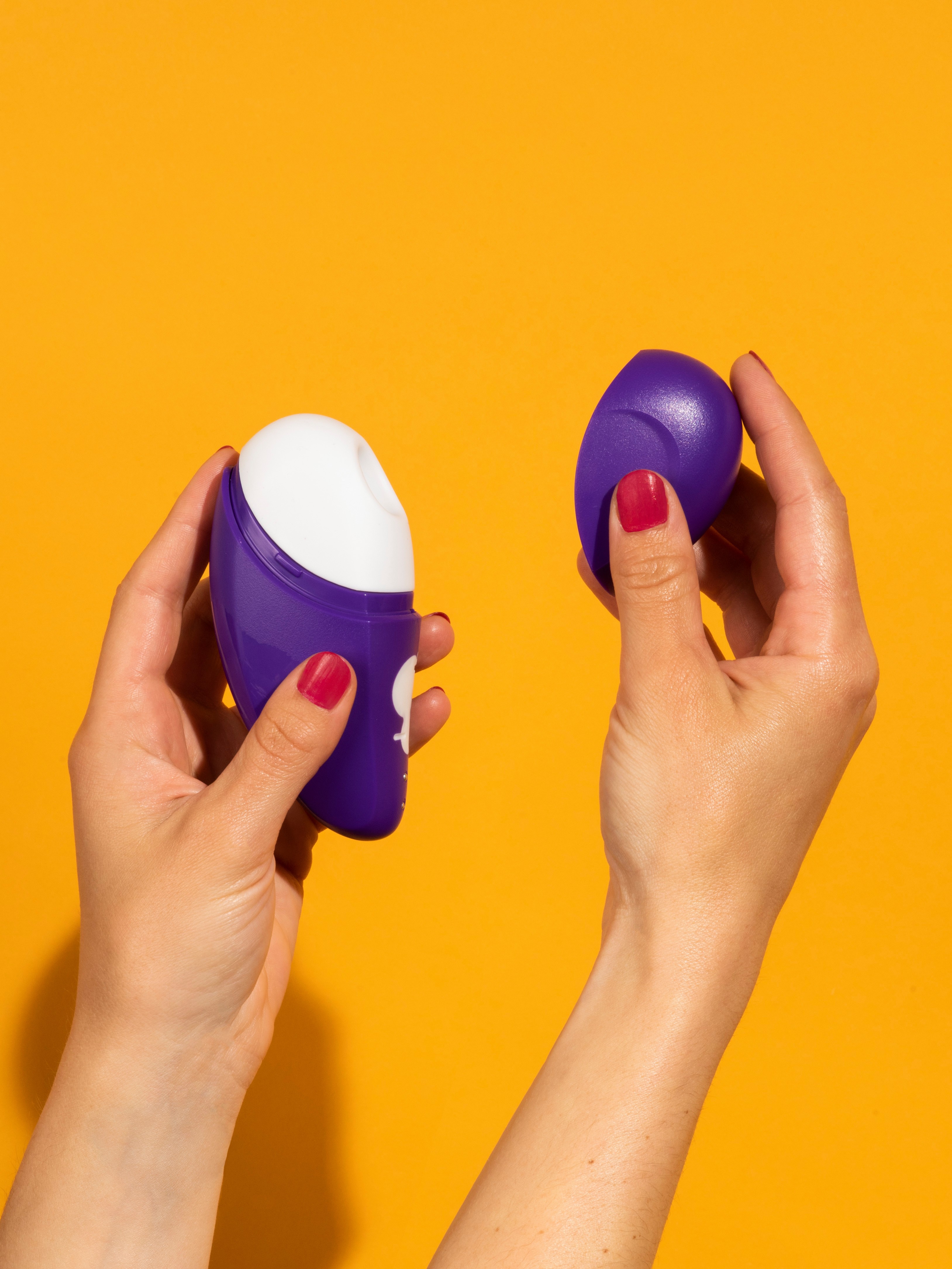 ROMP Free Rechargeable Travel Clitoral Suction Stimulator, Purple, hi-res