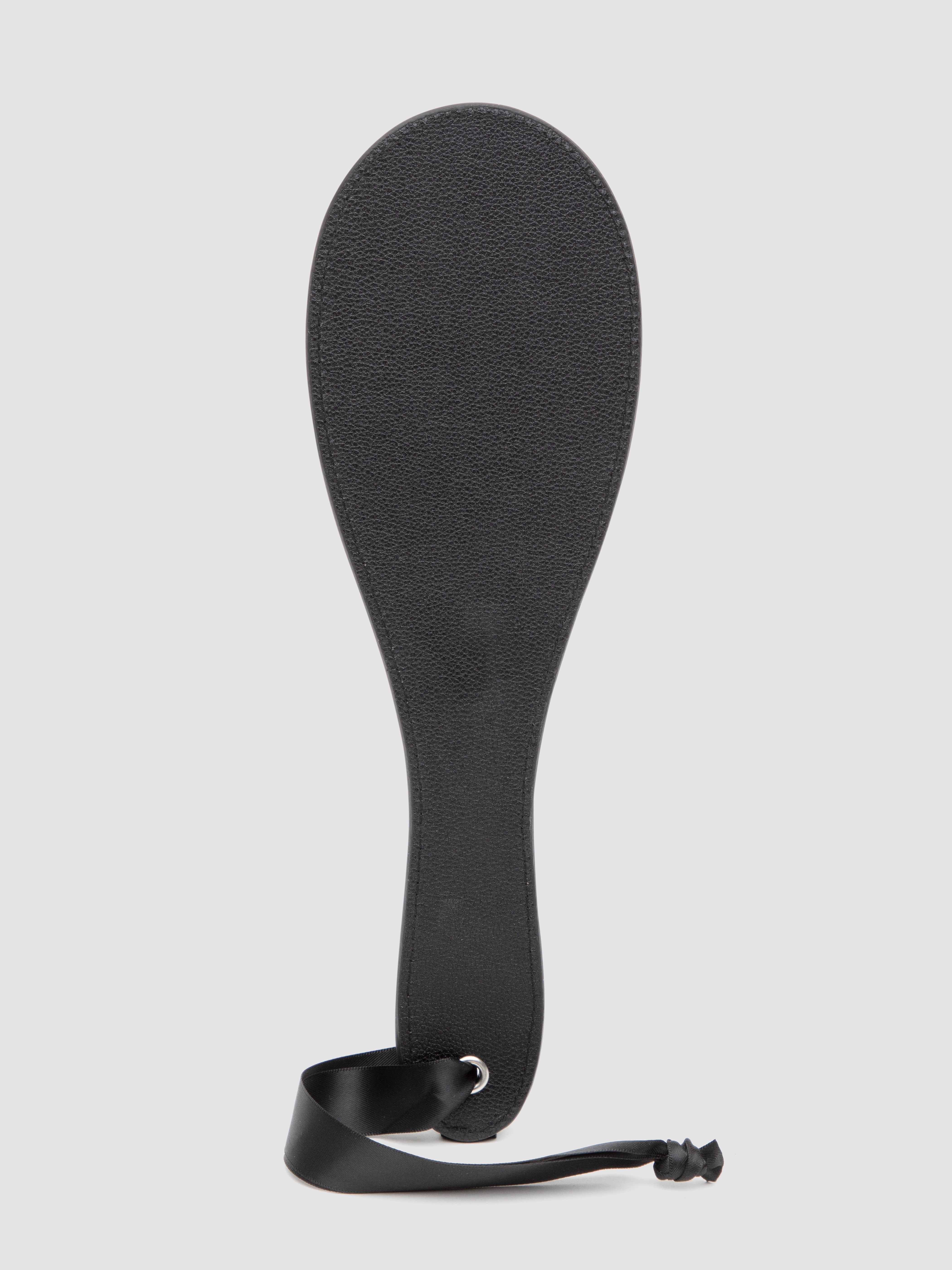 Bondage Boutique Faux Leather Pink XOXO Spanking Paddle , Black, hi-res