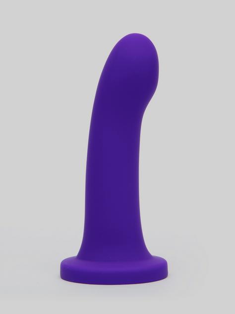 Lovehoney High Five G-Spot Silicone Suction Cup Dildo 5 Inch, Purple, hi-res