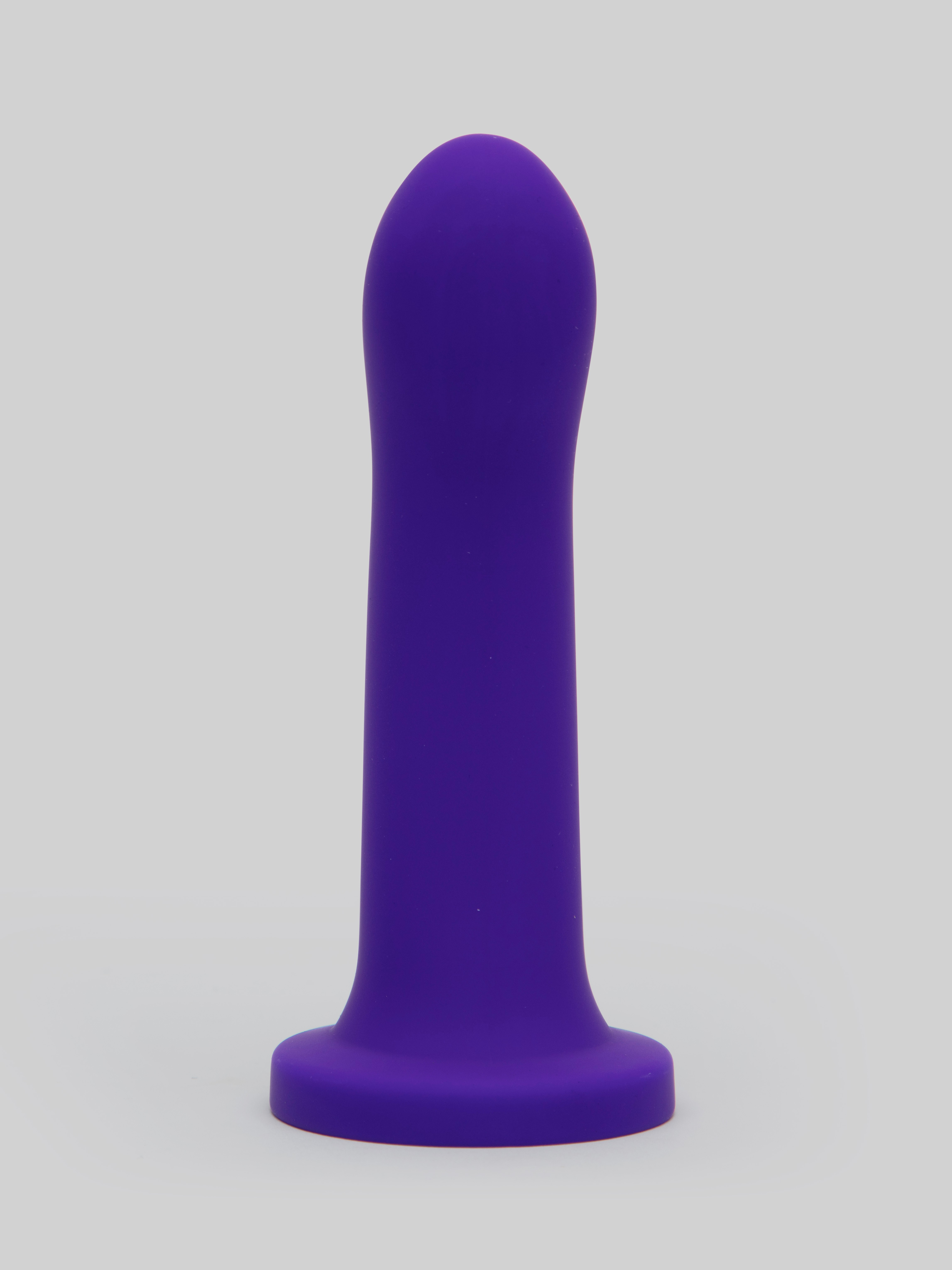 Lovehoney High Five G-Spot Silicone Suction Cup Dildo 5 Inch, Purple, hi-res