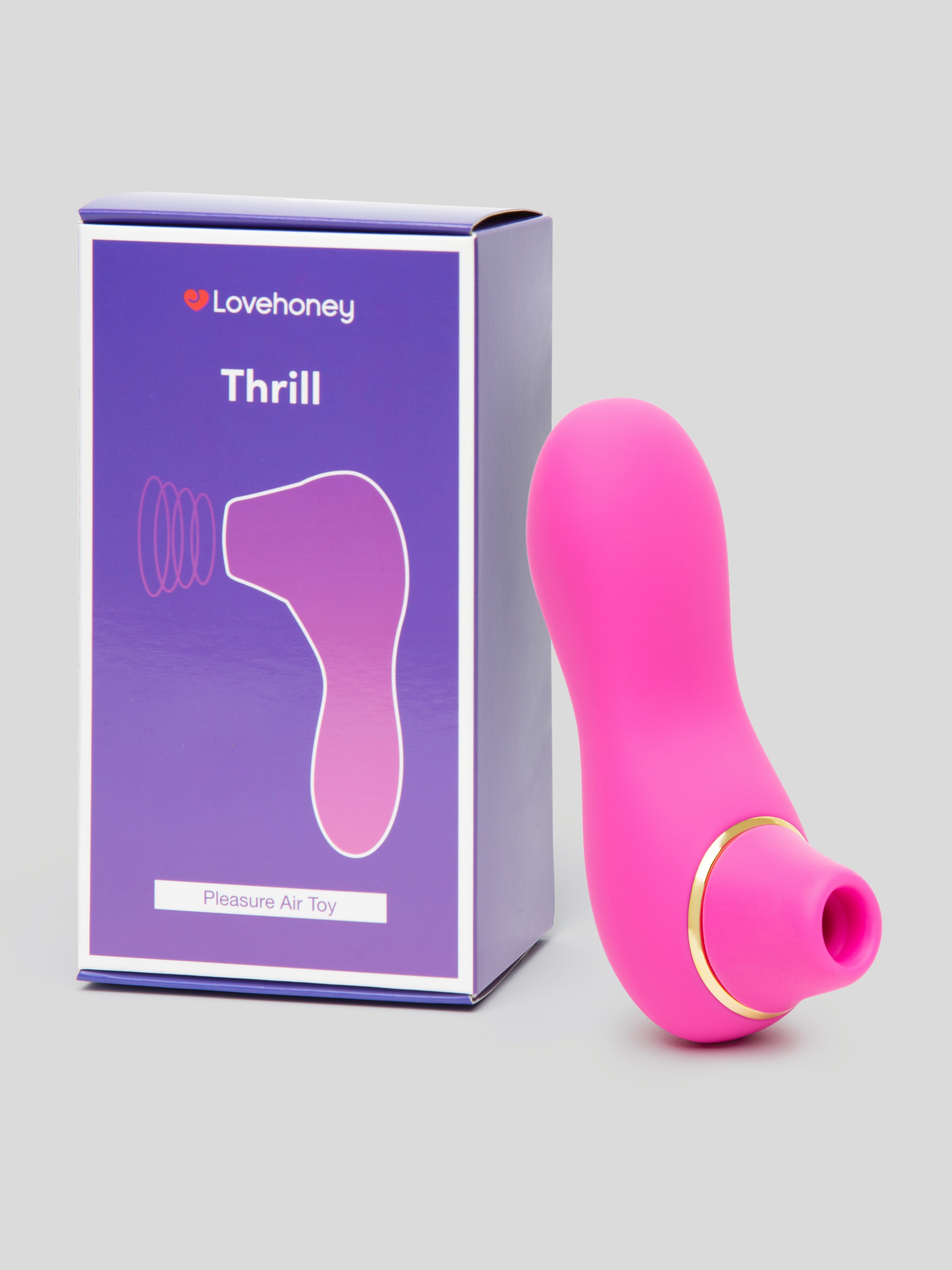 Lovehoney Thrill Clitoral Suction Stimulator Pink, Pink, hi-res