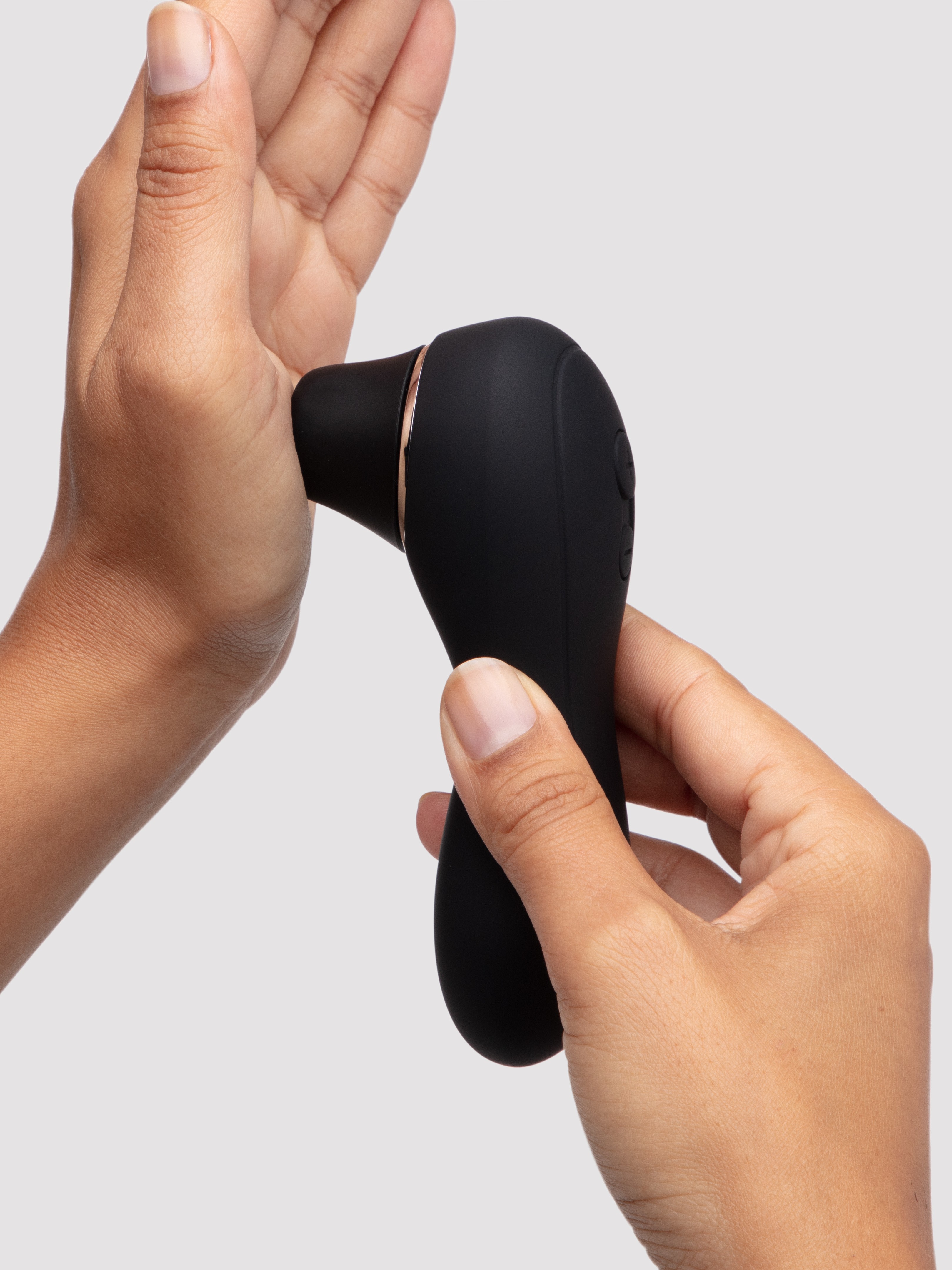 Lovehoney Thrill Clitoral Suction Stimulator Black, Black, hi-res