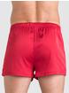 LHM Red Satin Boxer Shorts & Restraints Gift Set, Red, hi-res