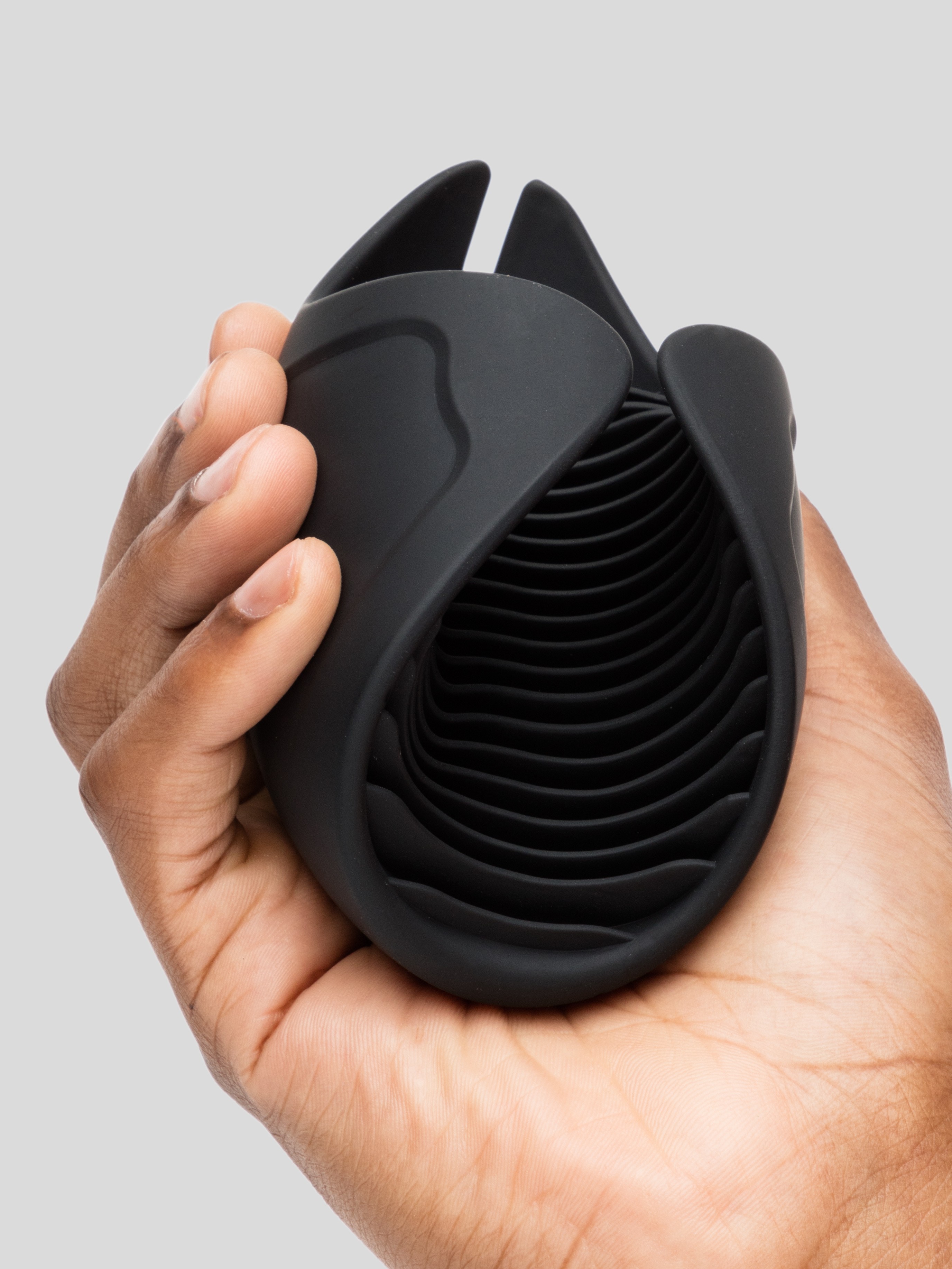 Blowmotion Vibrating Hand Job Masturbator, Black, hi-res