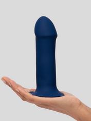 Hitsens 1 Thermo-Reactive Dual Density Silicone Dildo 6.5 Inch, Blue, hi-res