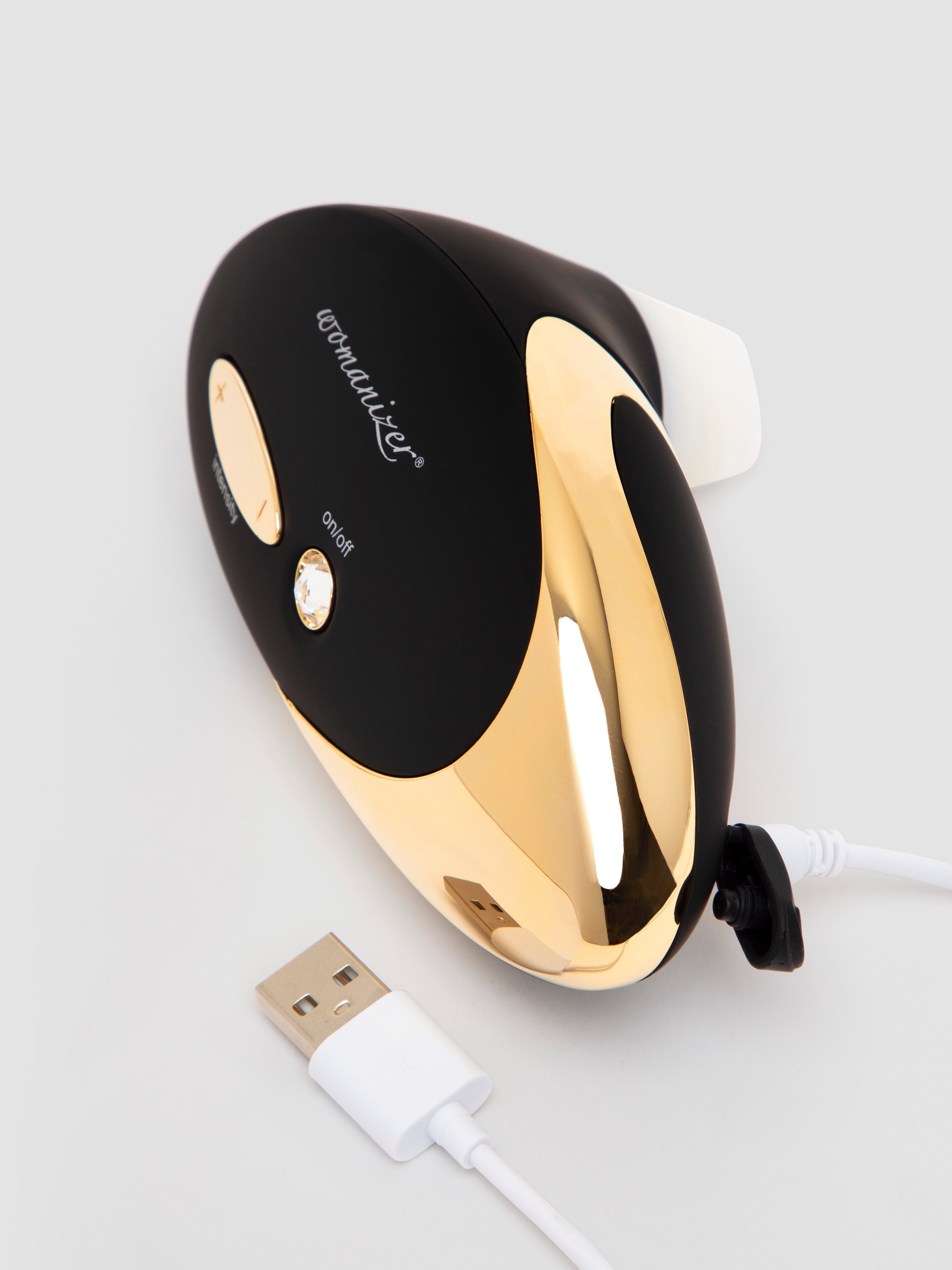 Womanizer W500 Rechargeable Clitoral Stimulator, Gold, hi-res