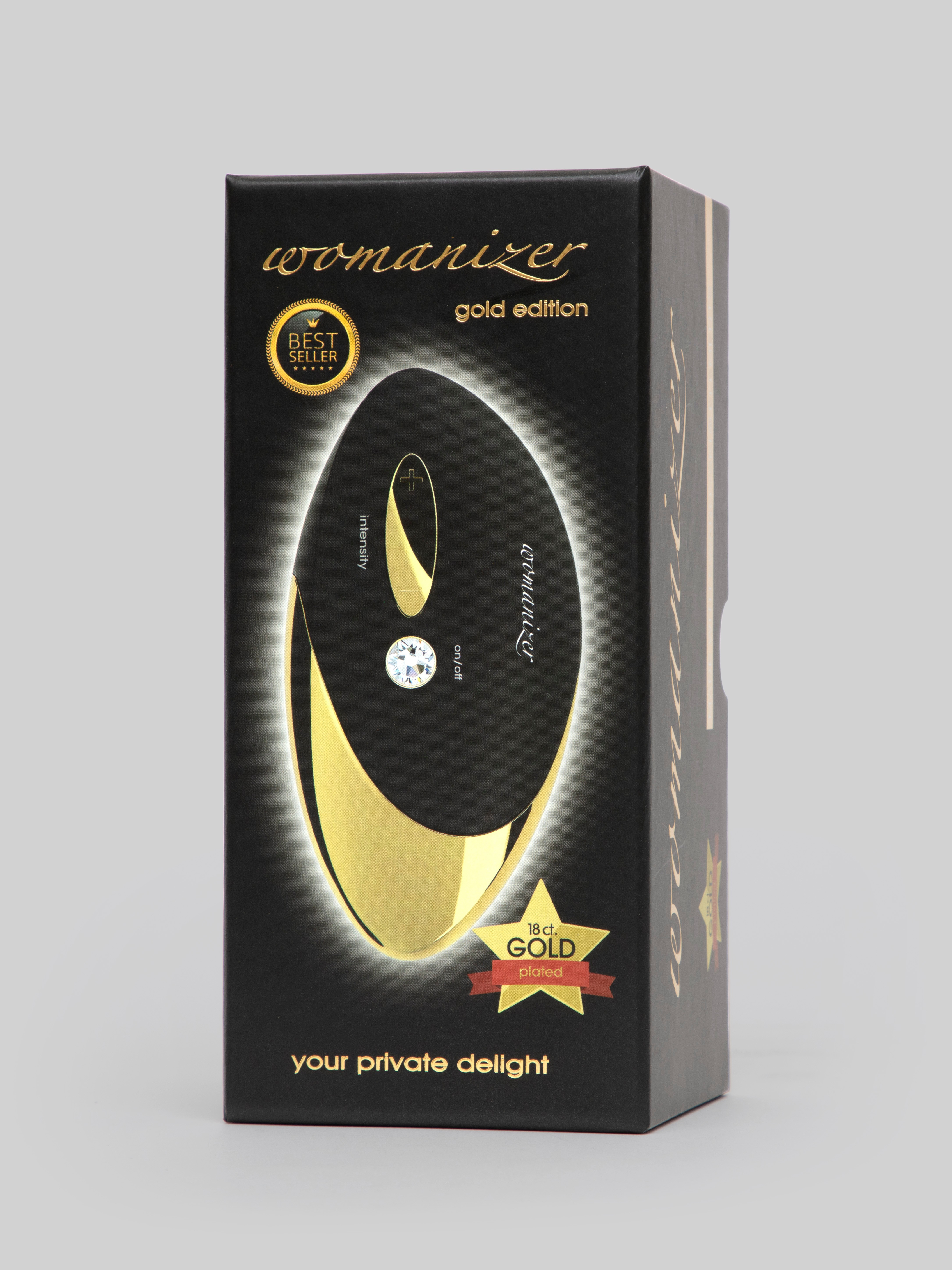 Womanizer W500 Rechargeable Clitoral Stimulator, Gold, hi-res