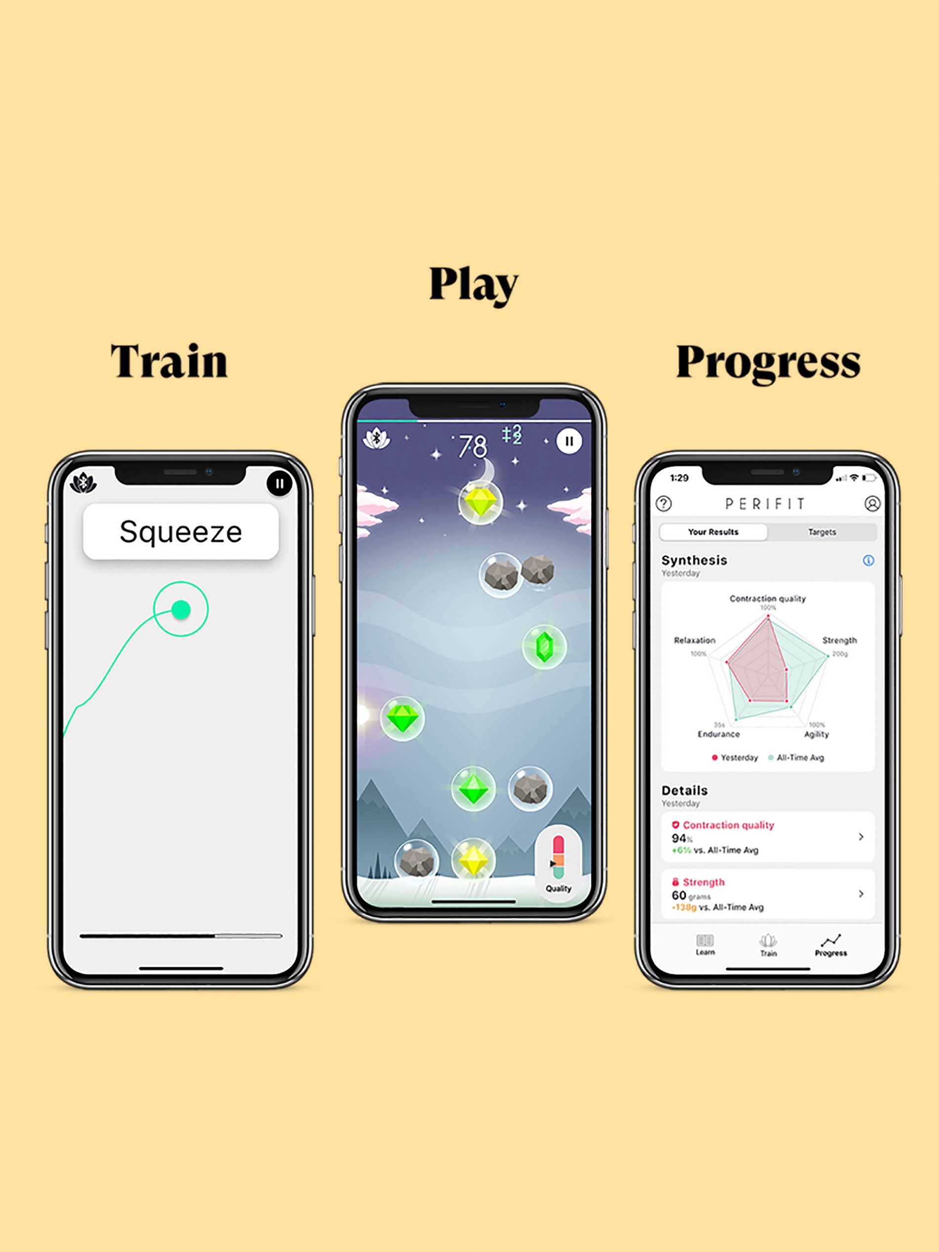 Perifit App Controlled Kegel Exerciser , Pink, hi-res