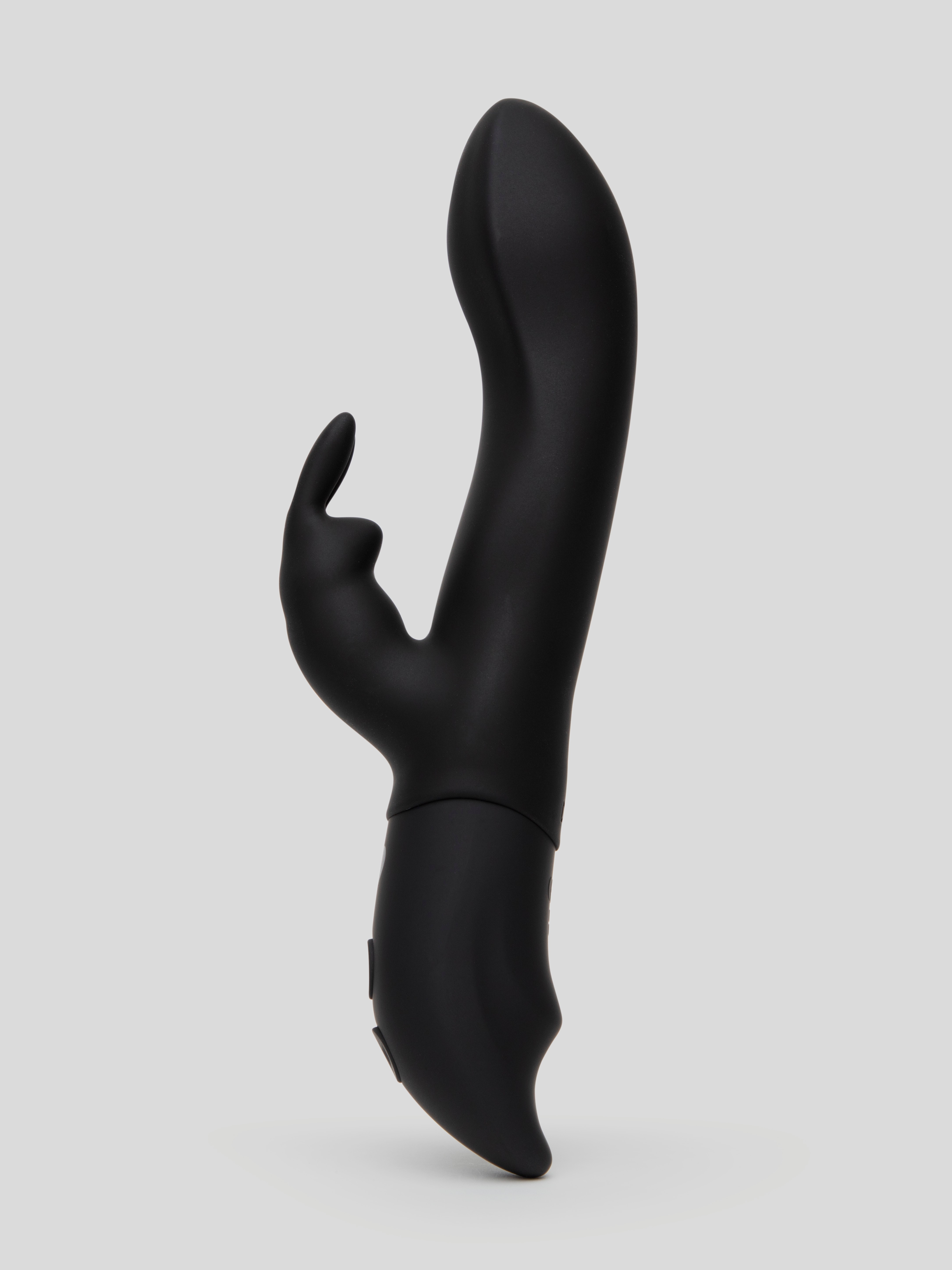 Lovehoney Bigs Bunny Girthy Rechargeable Rabbit Vibrator - Black, Black, hi-res