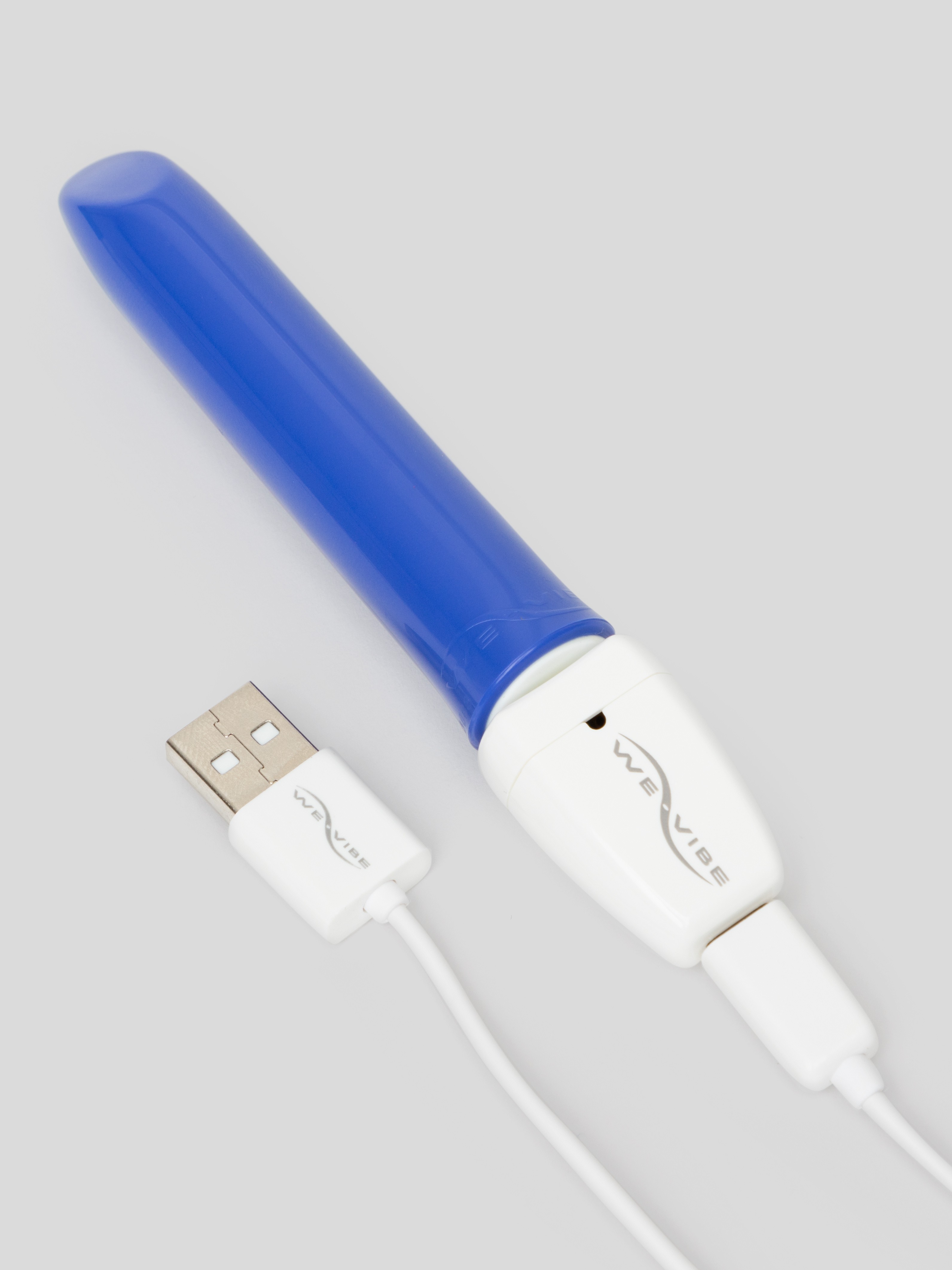 We-Vibe Tango Lipstick USB Rechargeable Bullet Vibrator, Blue, hi-res