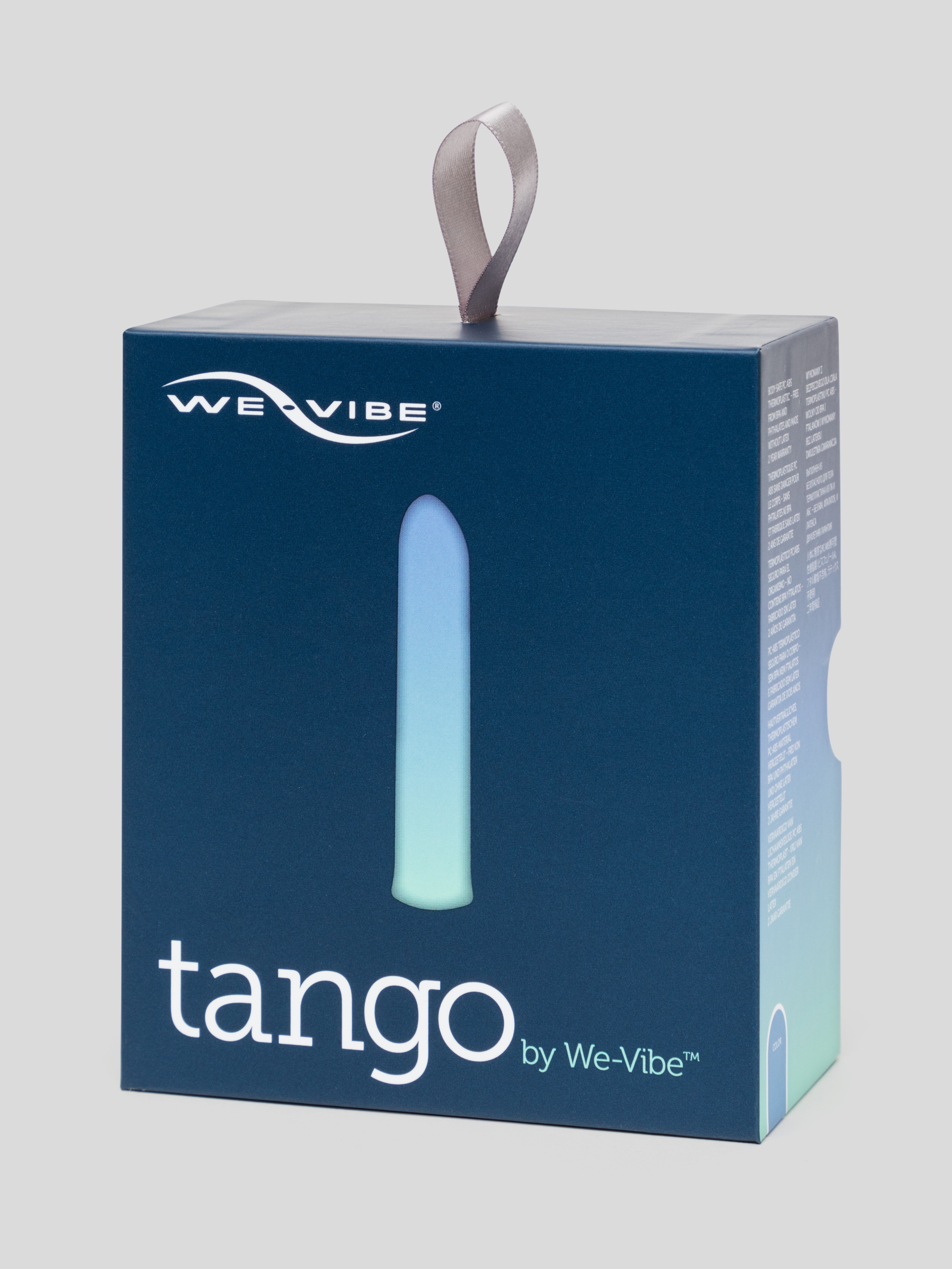We-Vibe Tango Lipstick USB Rechargeable Bullet Vibrator, Blue, hi-res