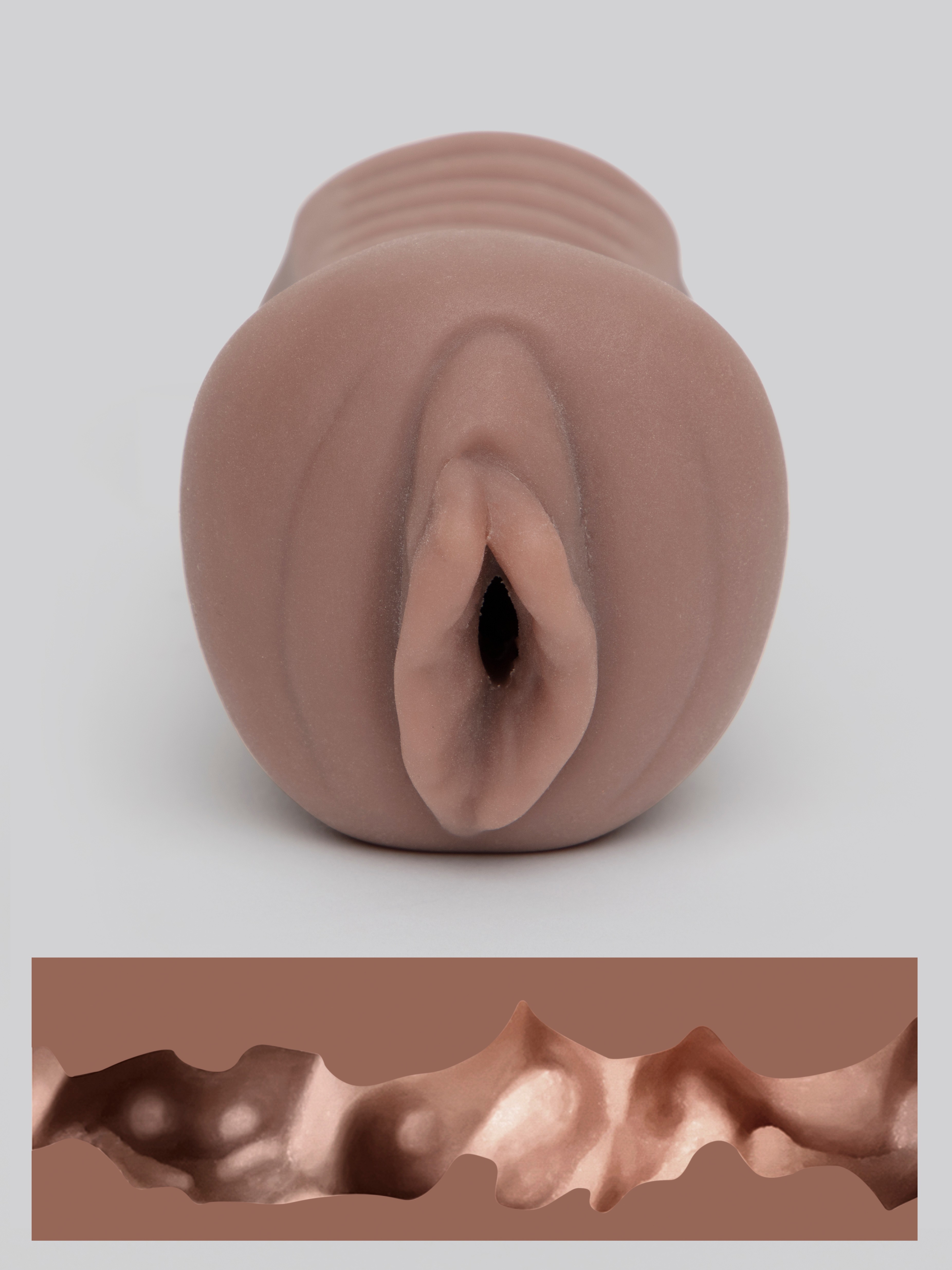 THRUST Pro Mini Tara Realistic Pocket Pussy, Flesh Brown, hi-res