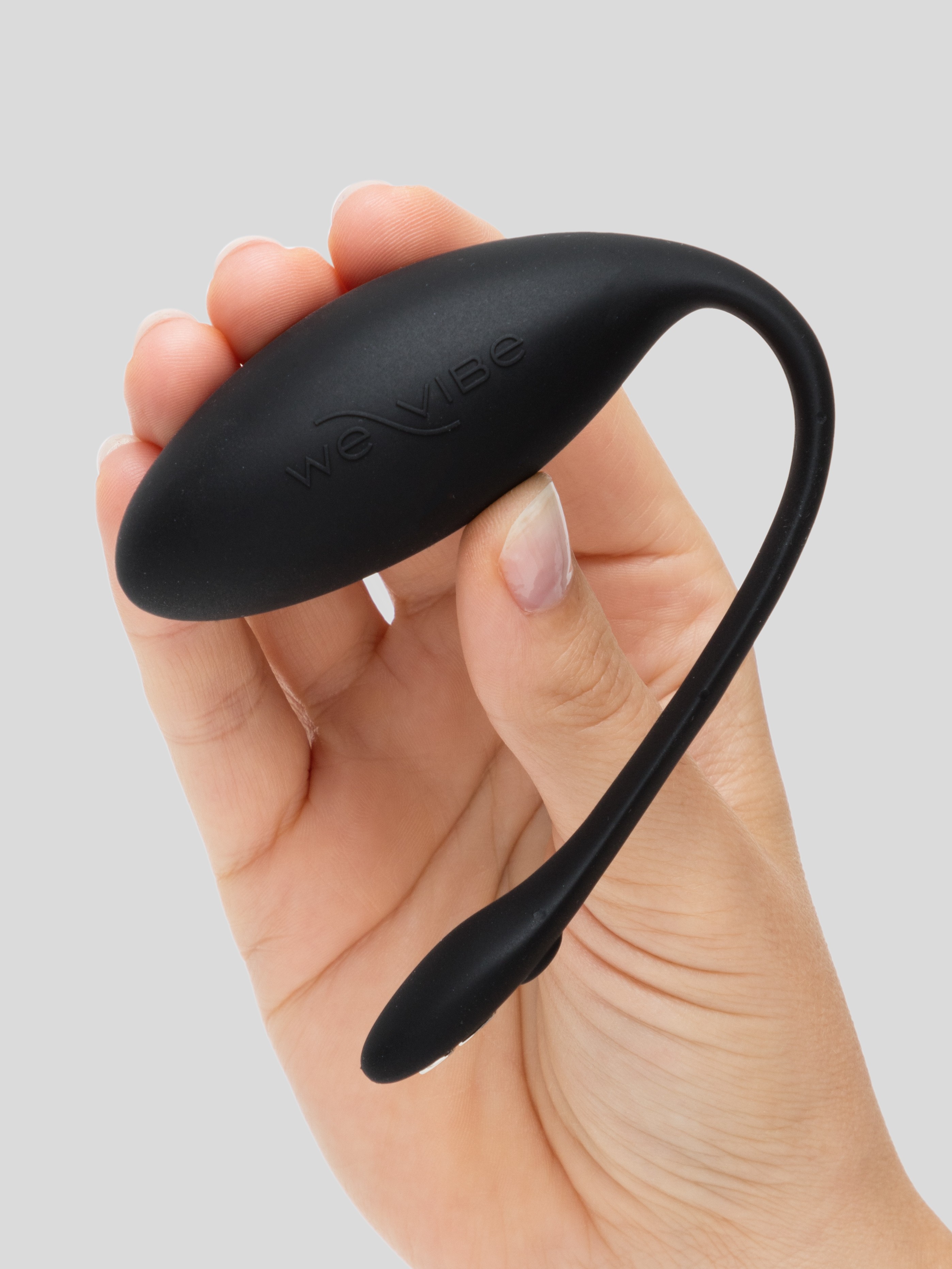 We-Vibe X Lovehoney Jive App Controlled Rechargeable Vibrating G-Spot Love Egg, Black, hi-res