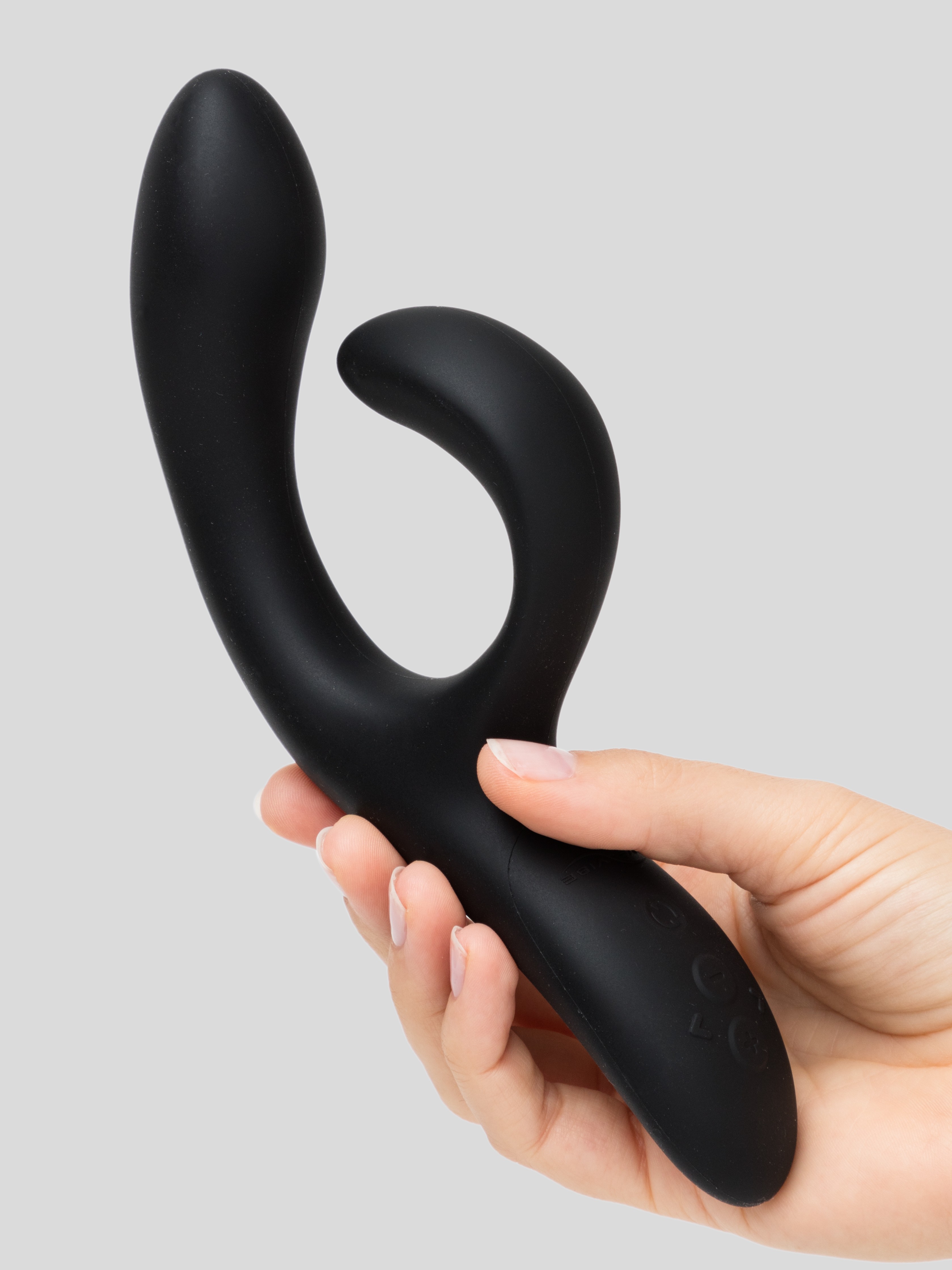 We-Vibe X Lovehoney Nova 2 App Controlled Rechargeable Rabbit Vibrator, Black, hi-res
