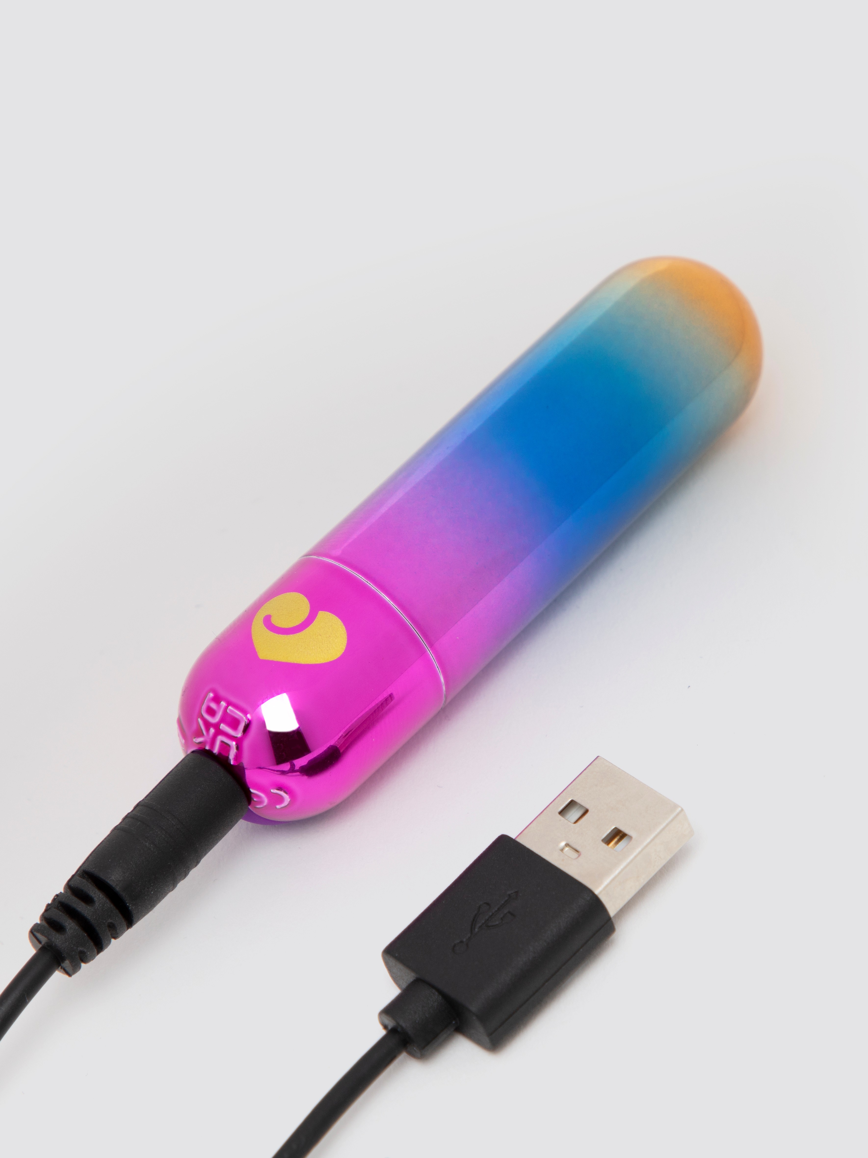 Lovehoney Glow Up Rechargeable Bullet Vibrator, Rainbow, hi-res
